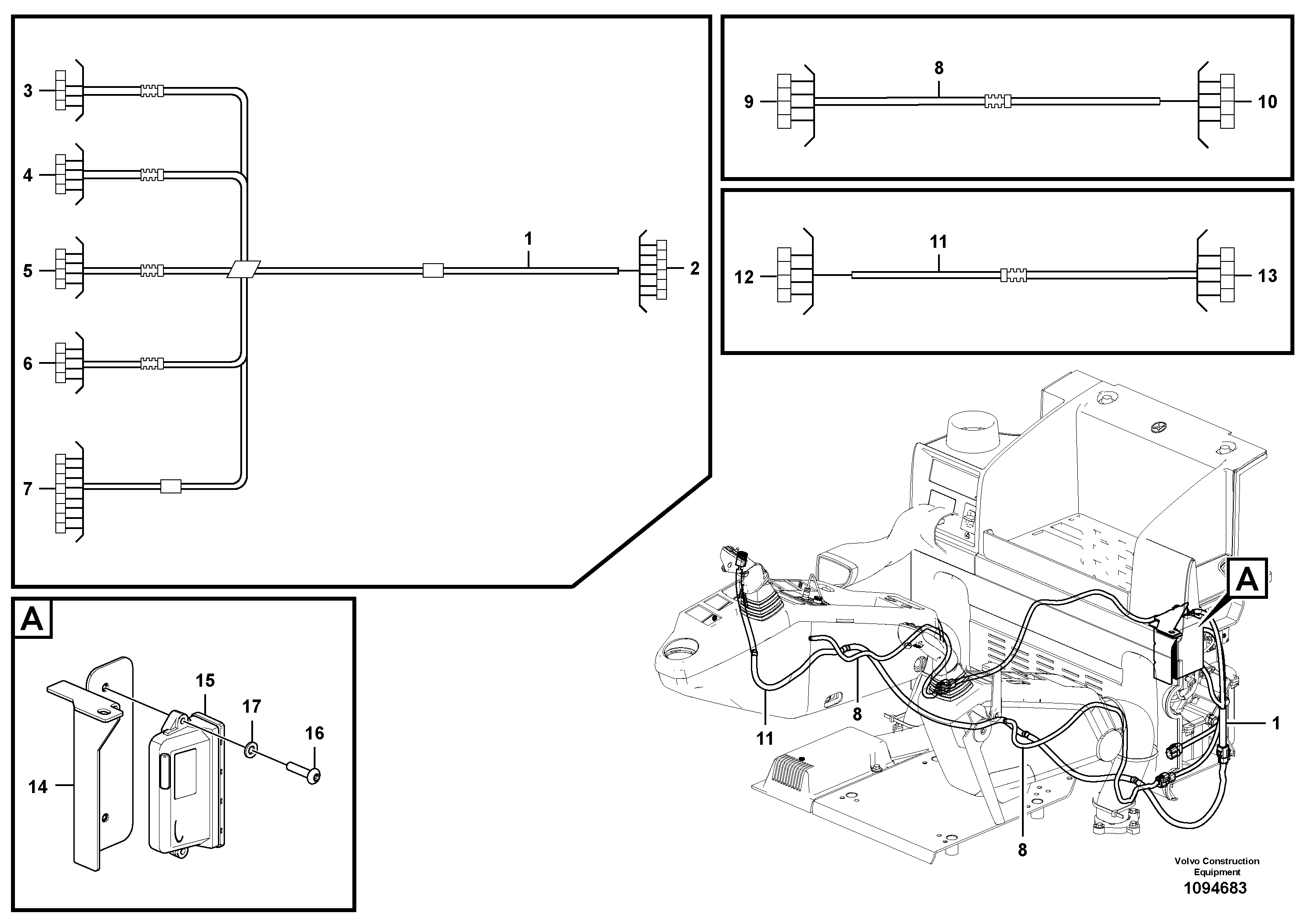 Seat frame VOE14722677 VOLVO