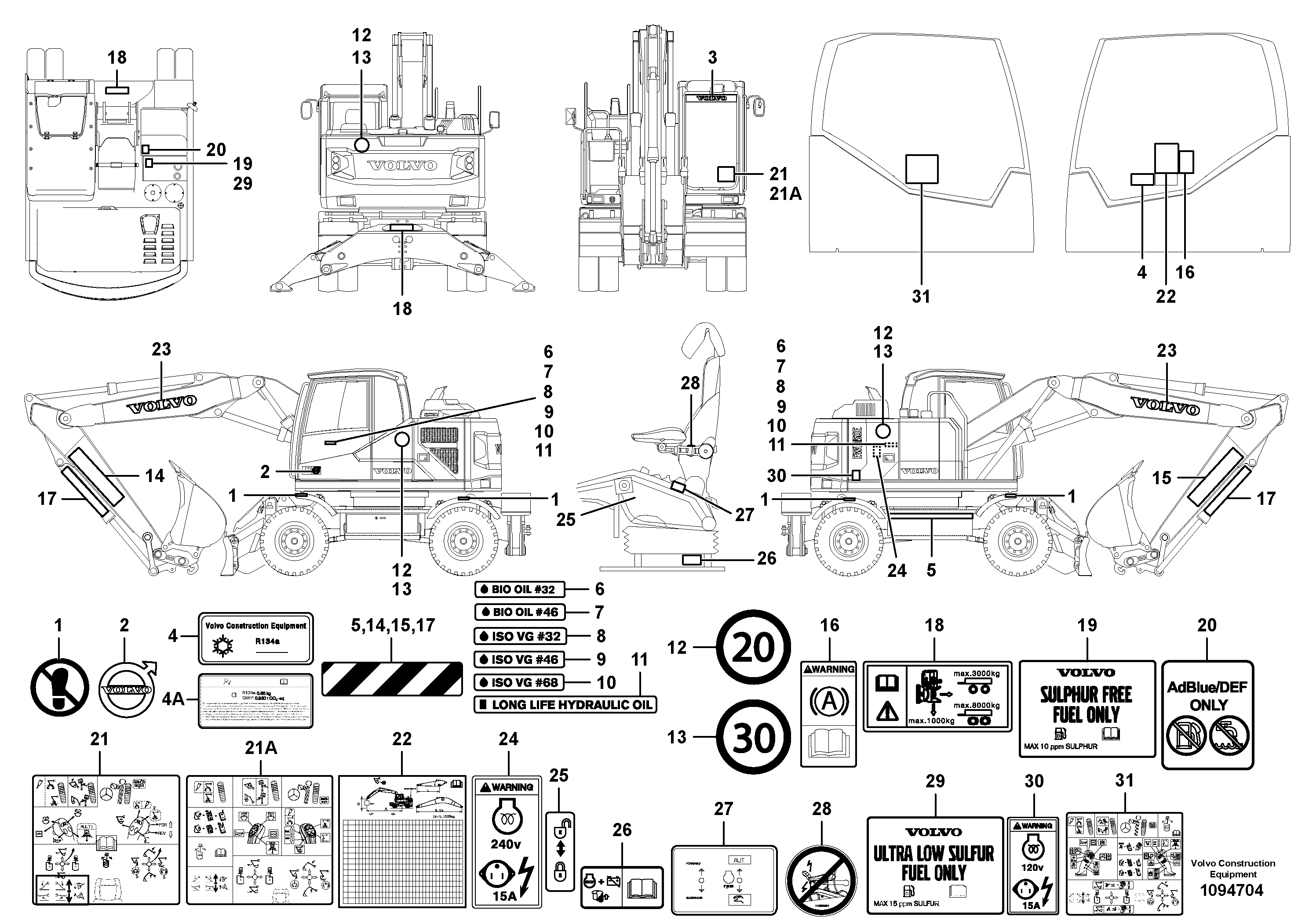 Cylinder Block VOE14701736 VOLVO