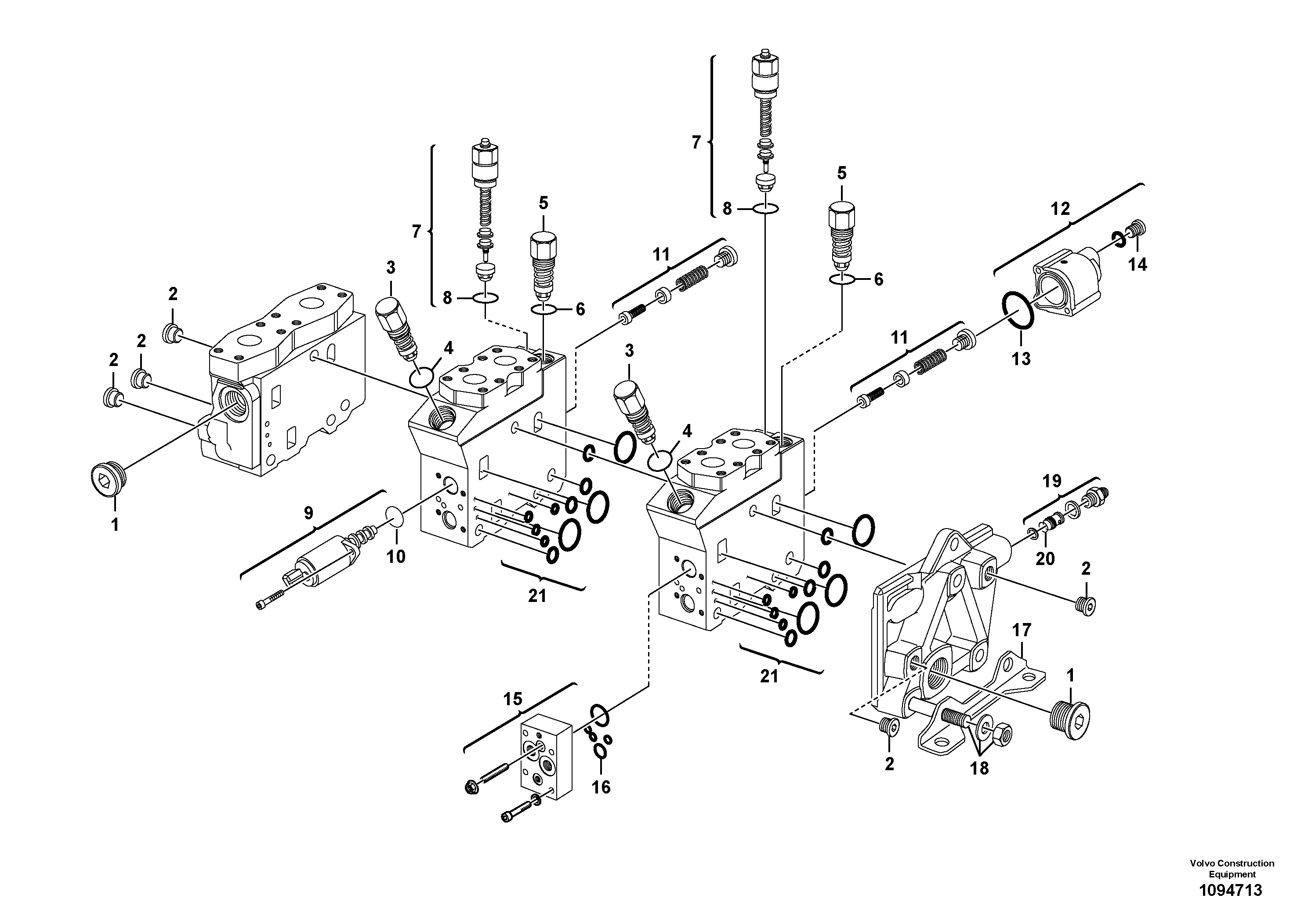 Ключевой жетон VOE17503640 VOLVO