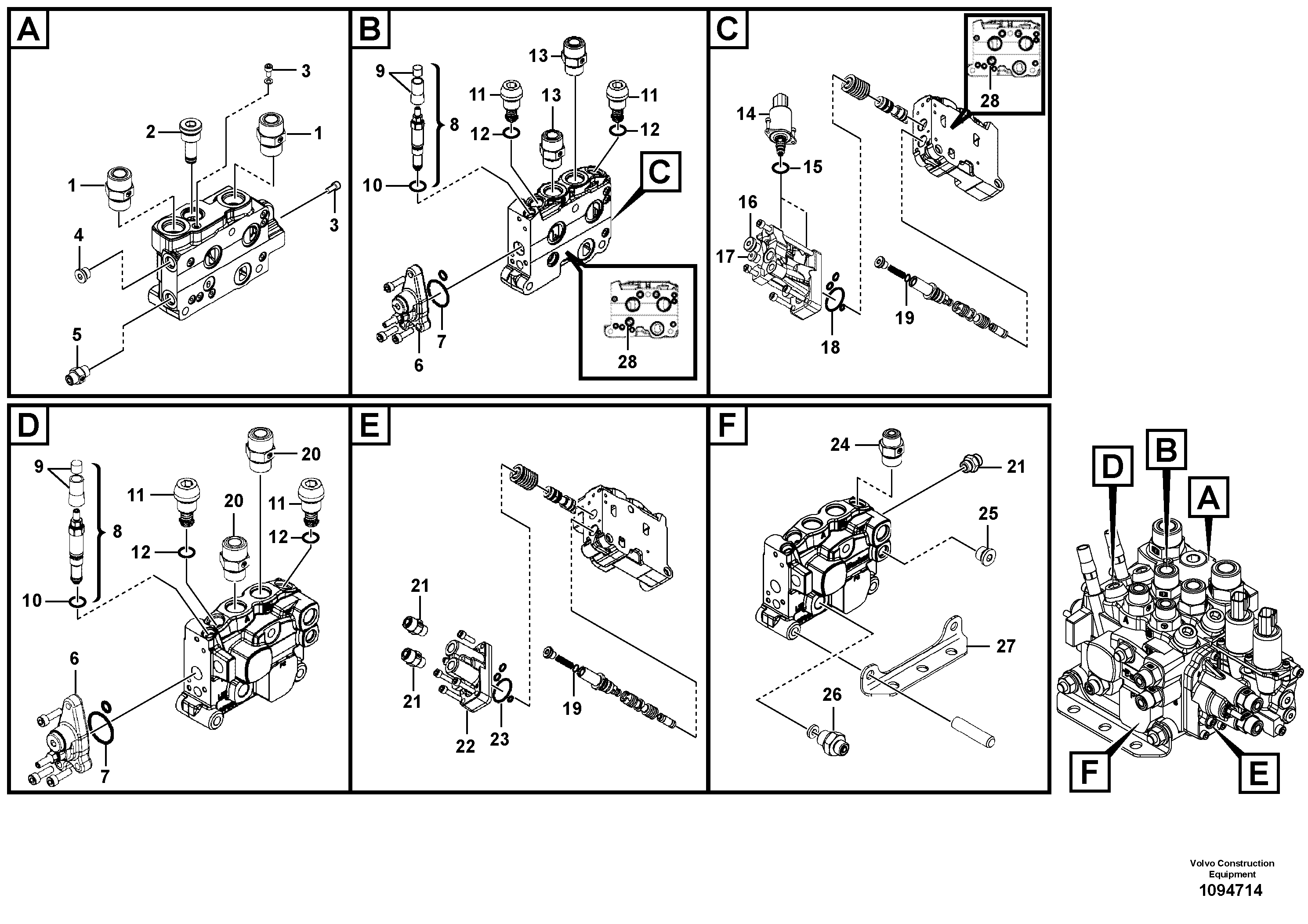 Ключевой жетон VOE15161549 VOLVO