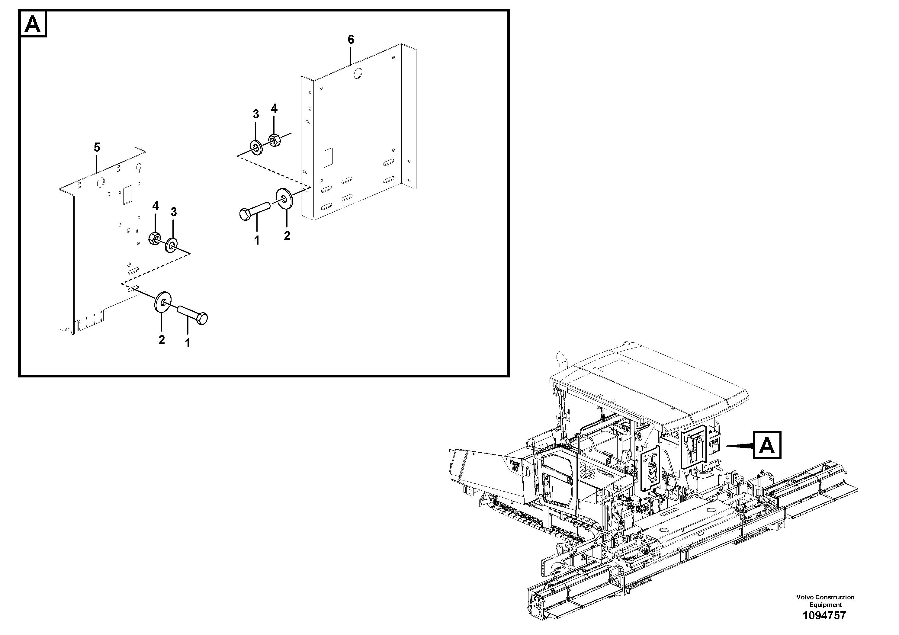 Counterweight VOE12840300 VOLVO