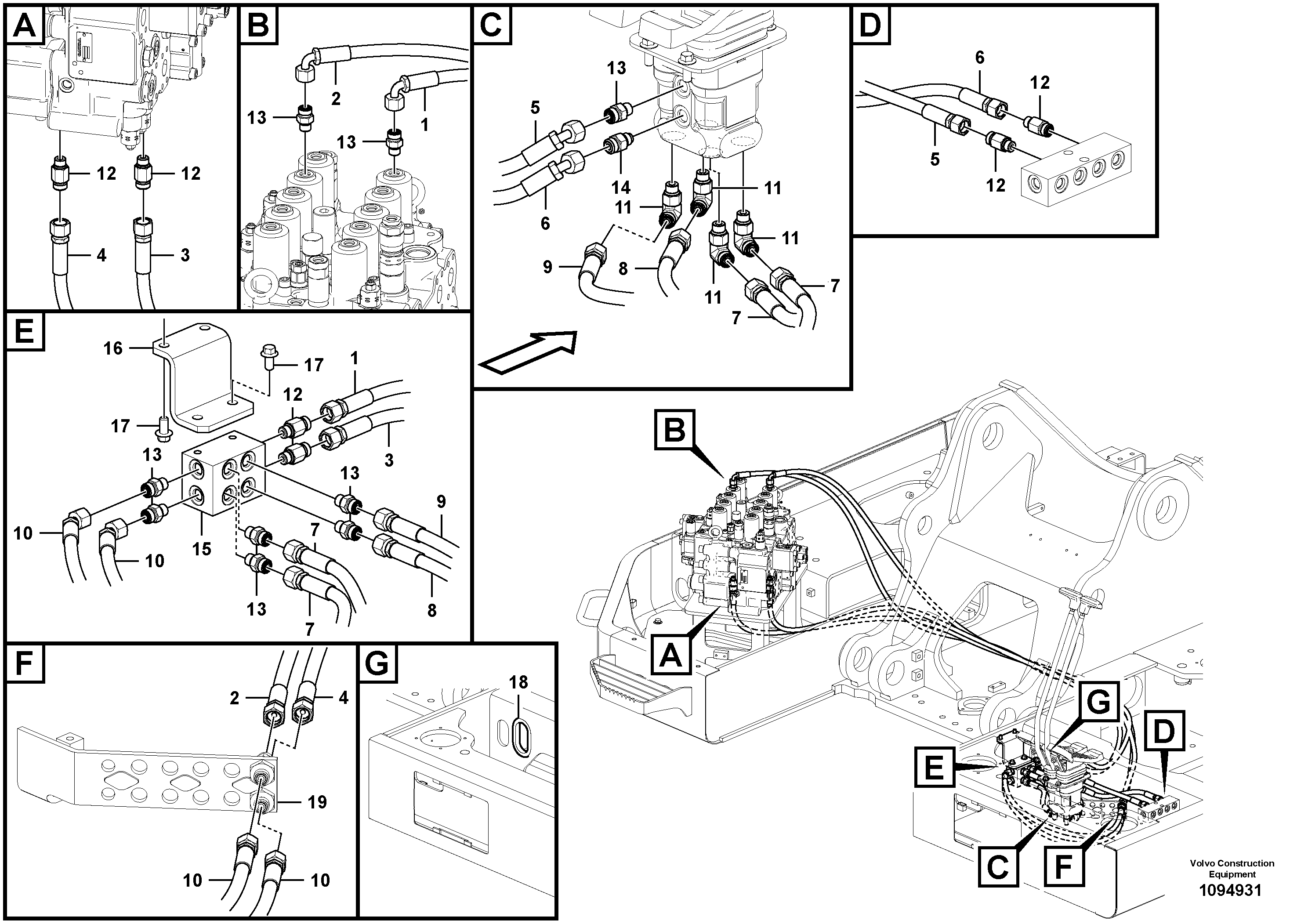 Timing gear casing VOE936237 VOLVO