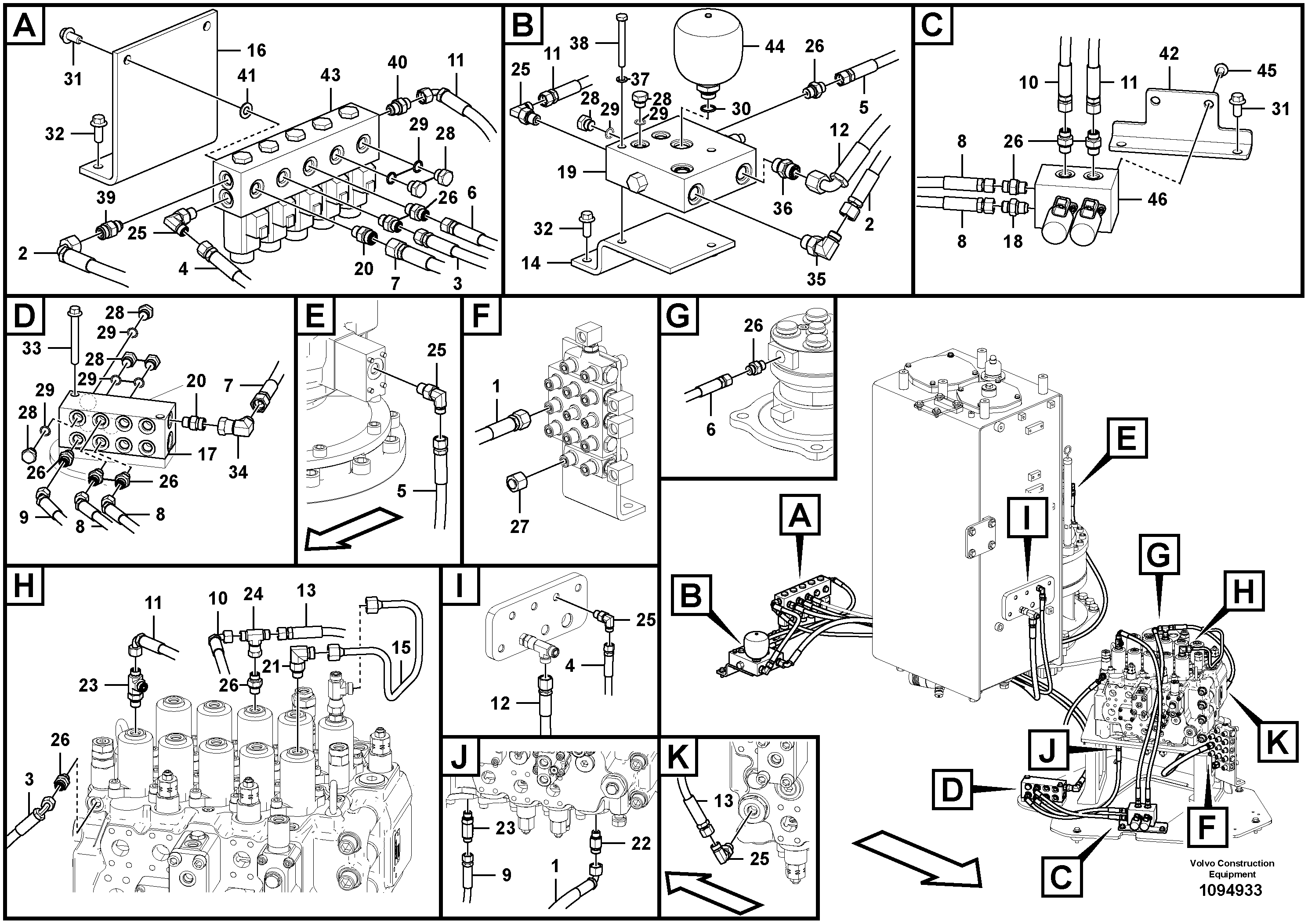 Seat frame VOE14714134 VOLVO