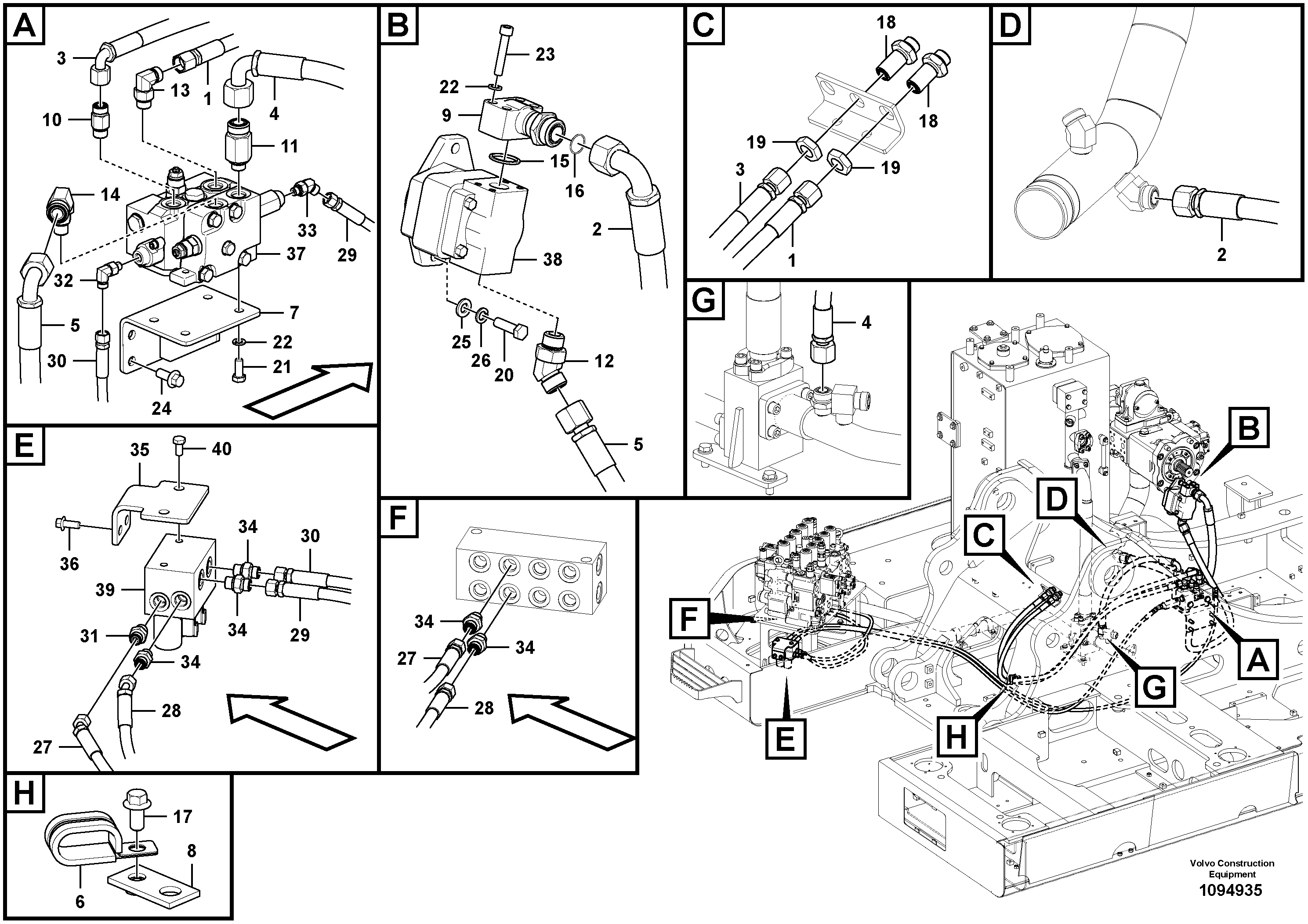 Seat frame VOE14722768 VOLVO
