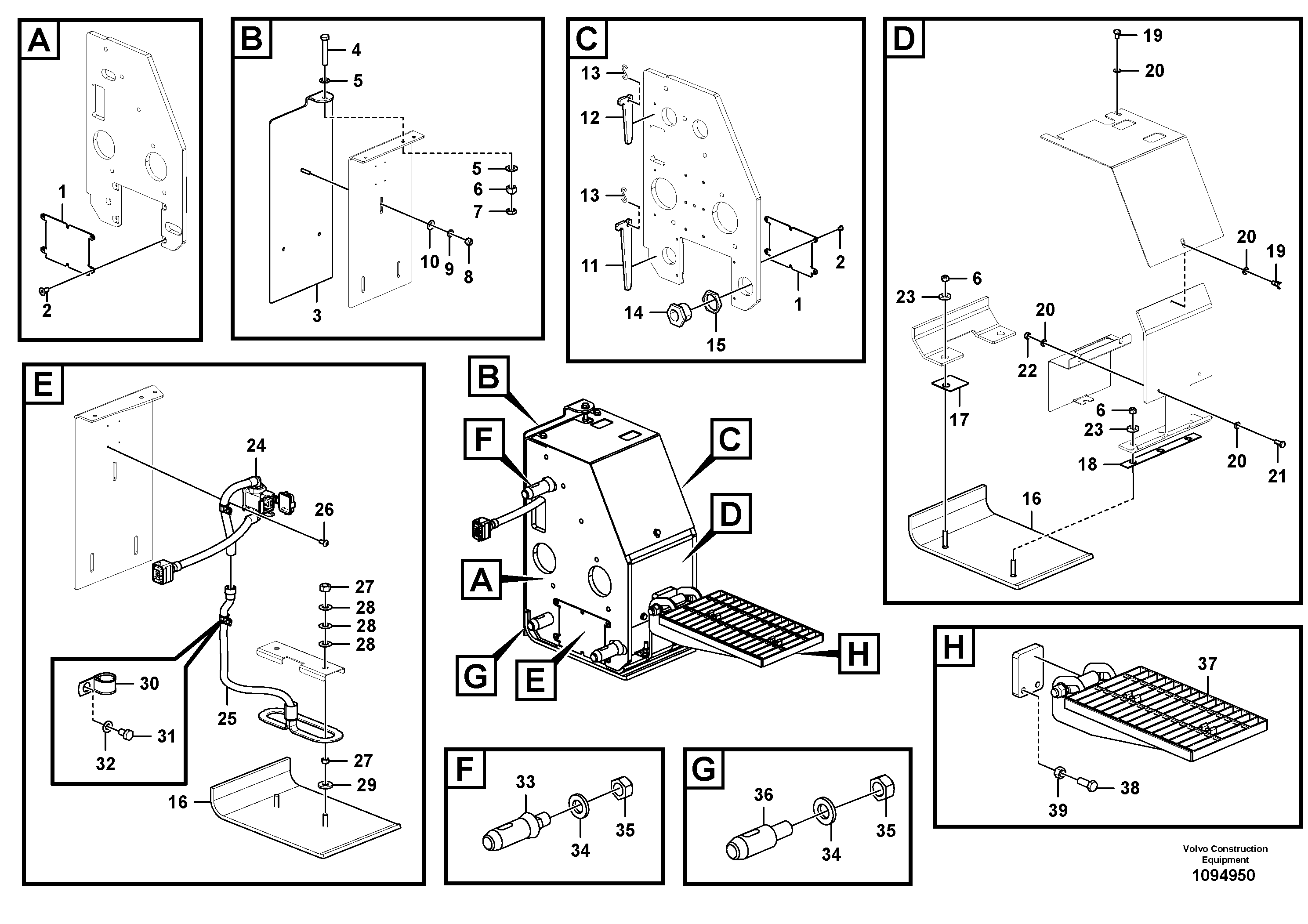 Support Plate VOE12836652 VOLVO