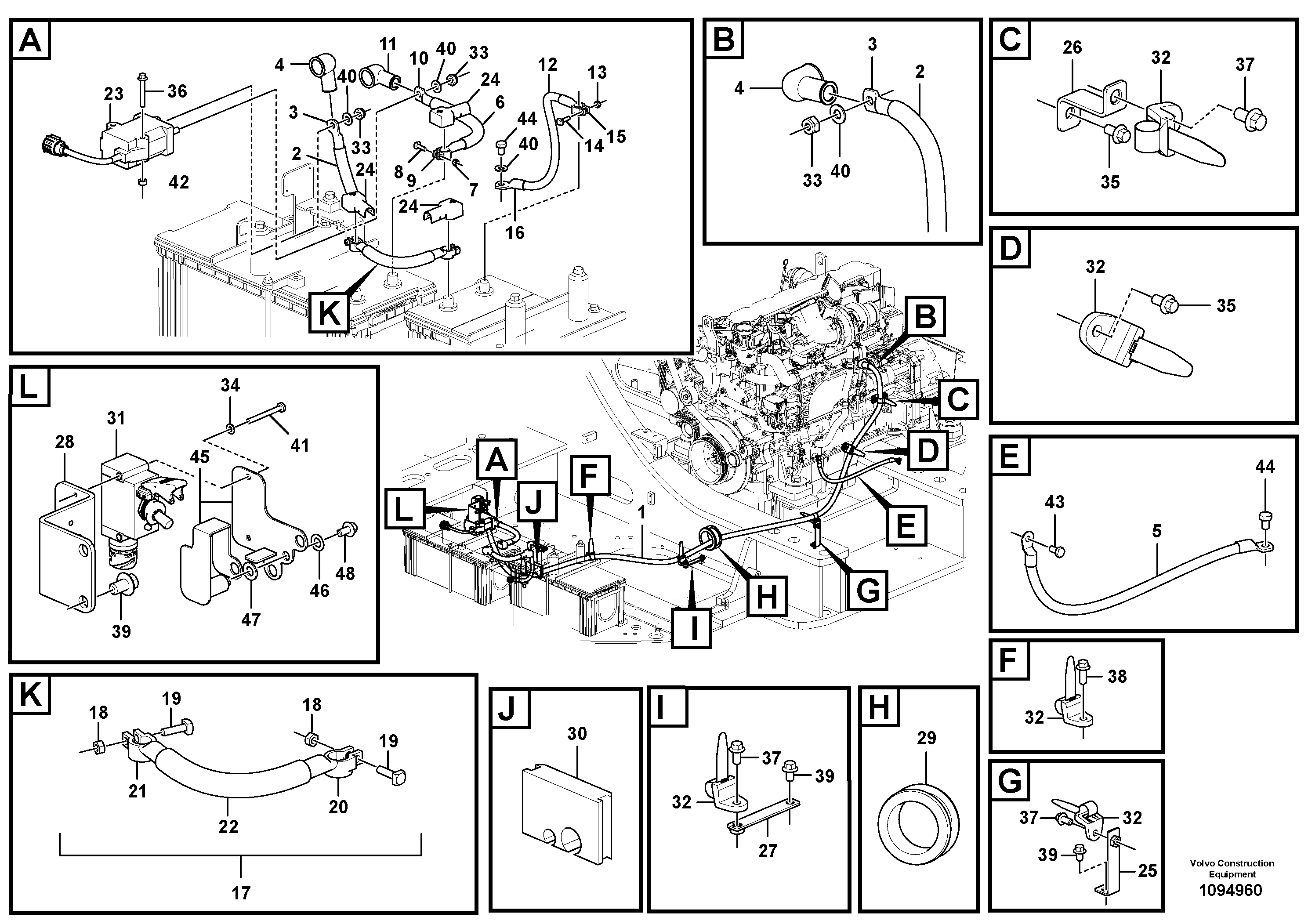 Seat frame VOE14709542 VOLVO