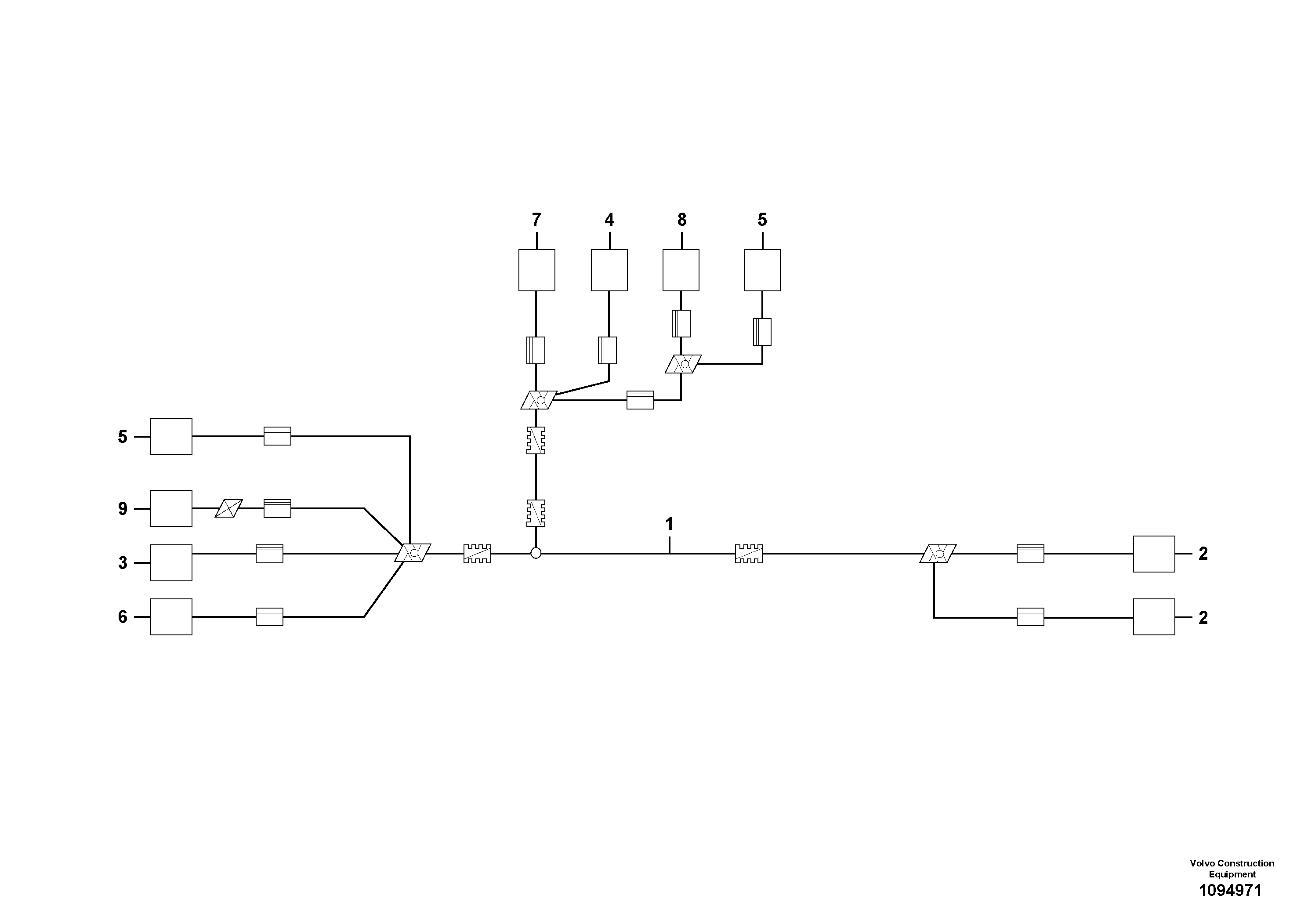 Cable terminal VOE497346 VOLVO