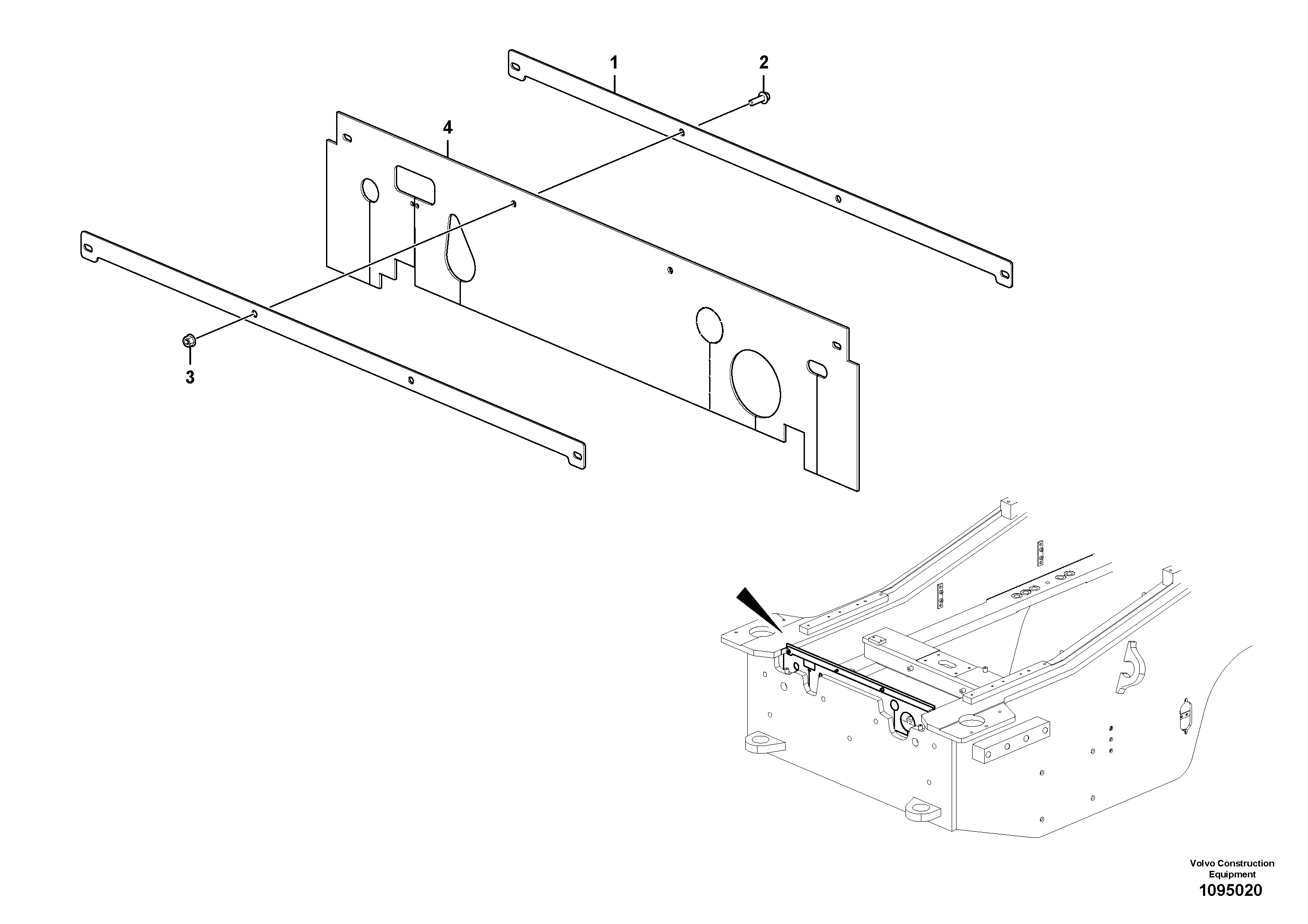 Load Retainer VOE16280202 VOLVO
