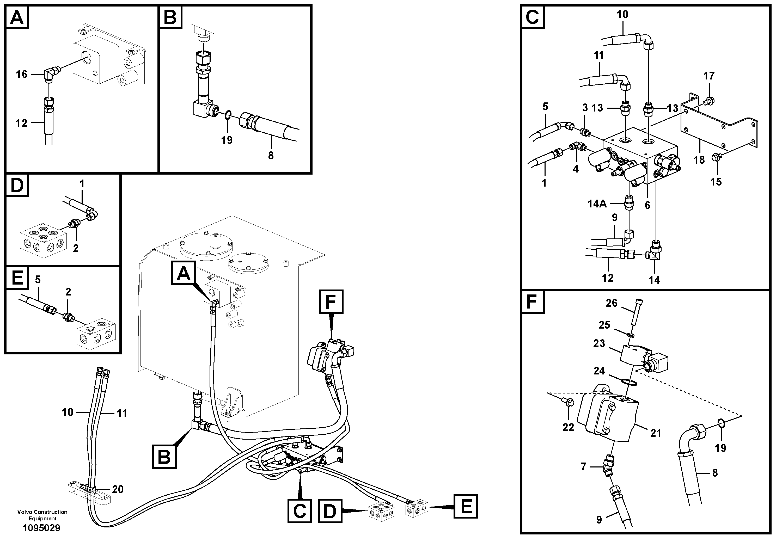 Timing gear casing VOE14882134 VOLVO