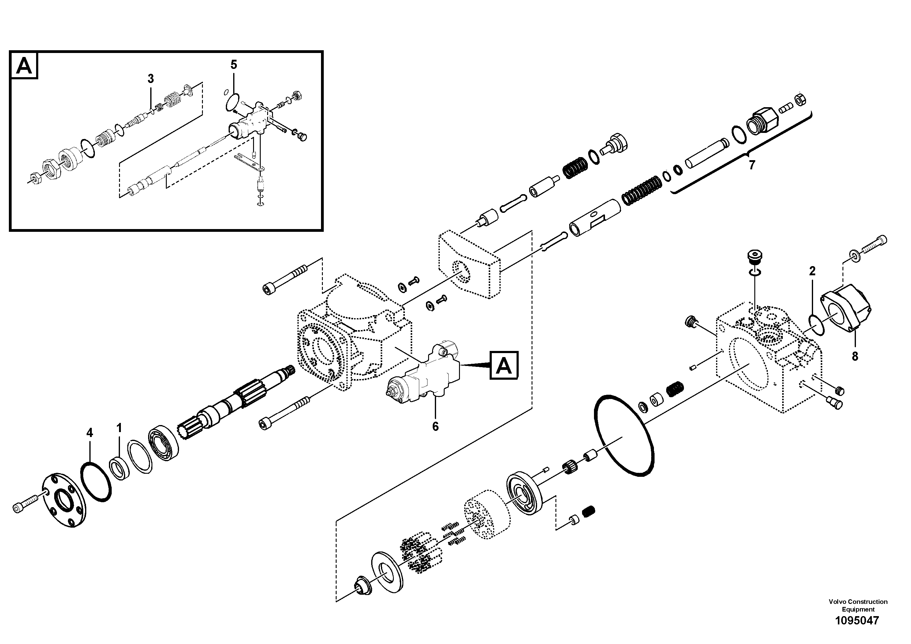 Shaft Guide VOE14729886 VOLVO