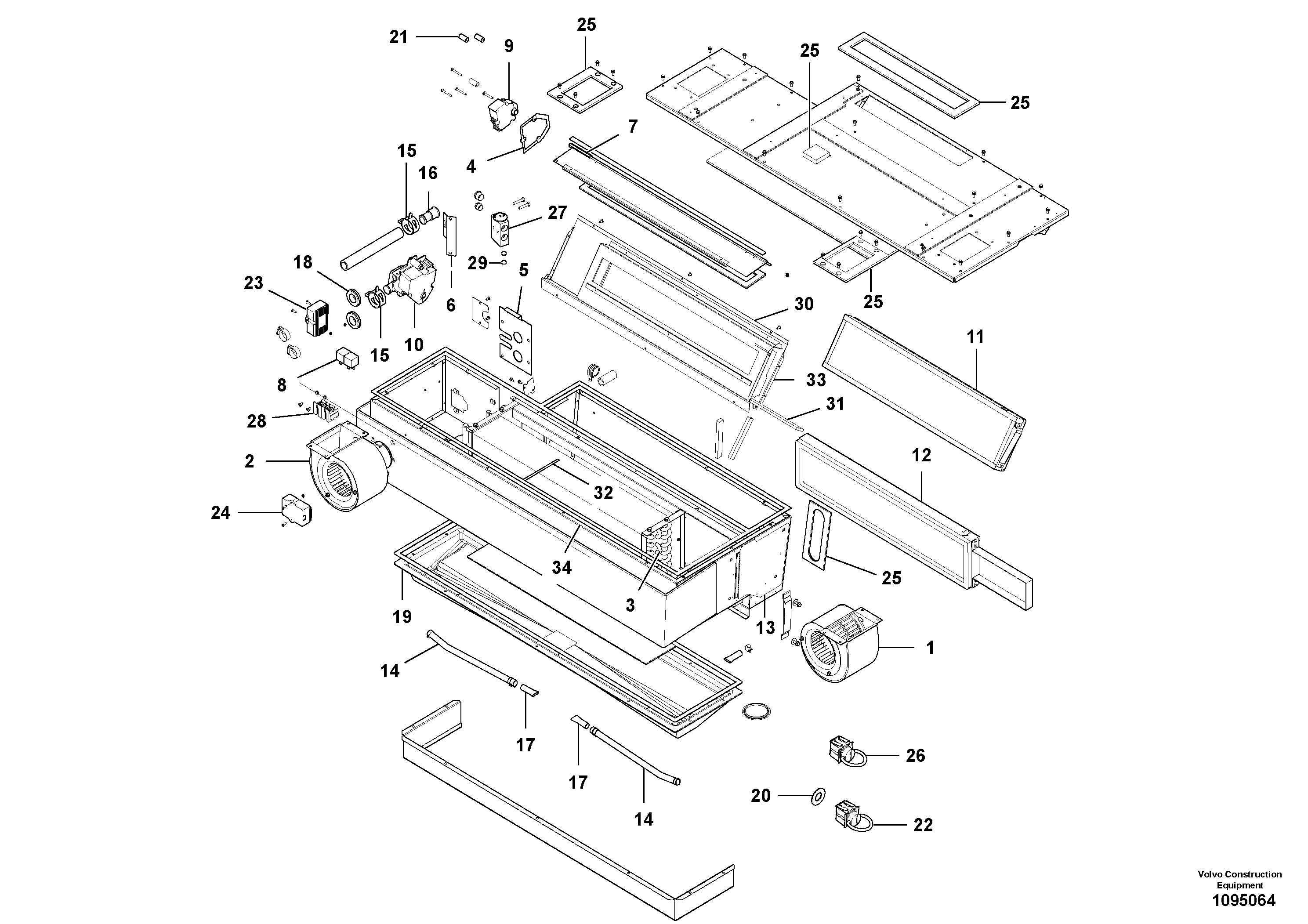Link Bearing Kit VOE16000089 VOLVO