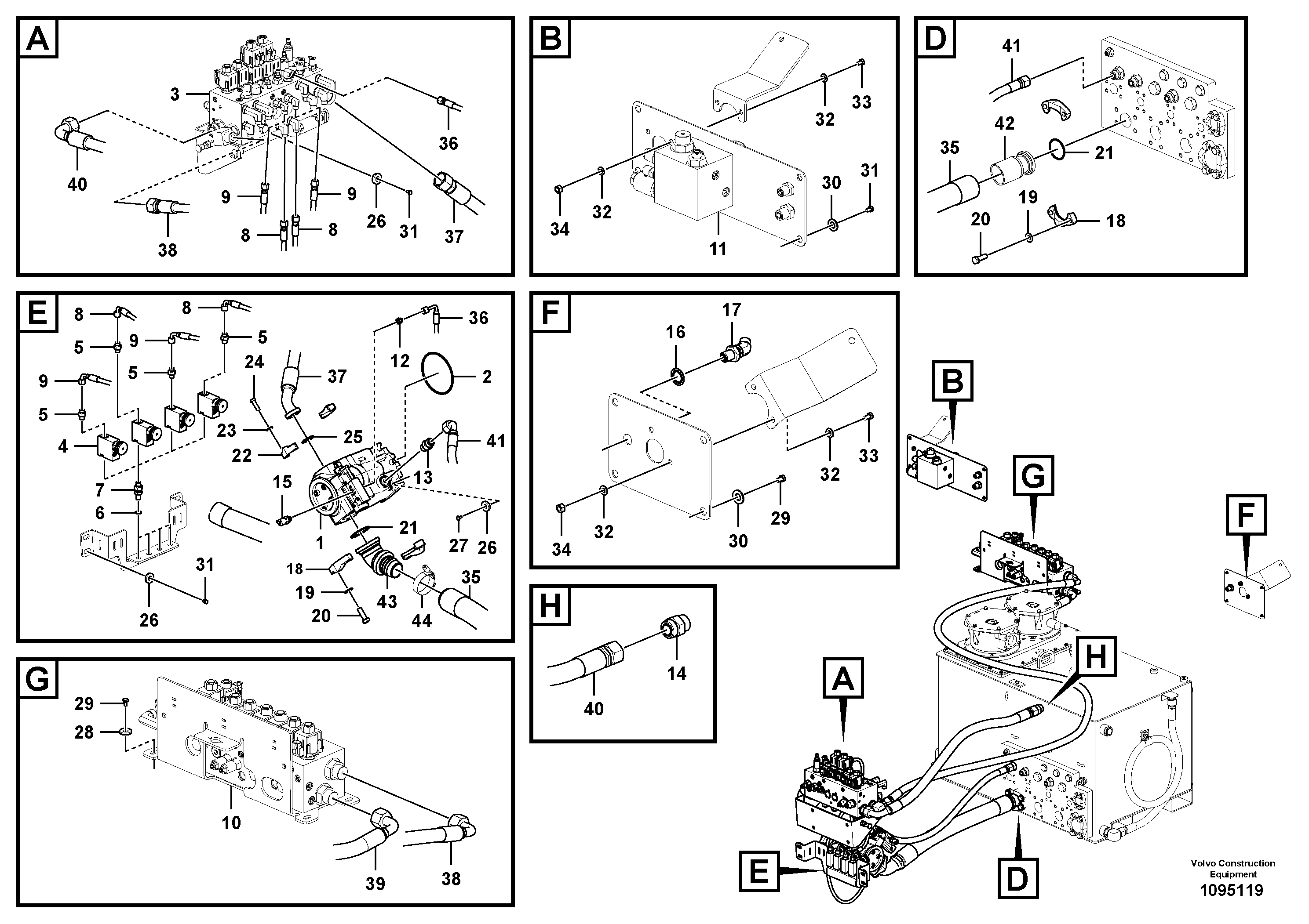 Telescopic pipe transmitt VOE12822006 VOLVO