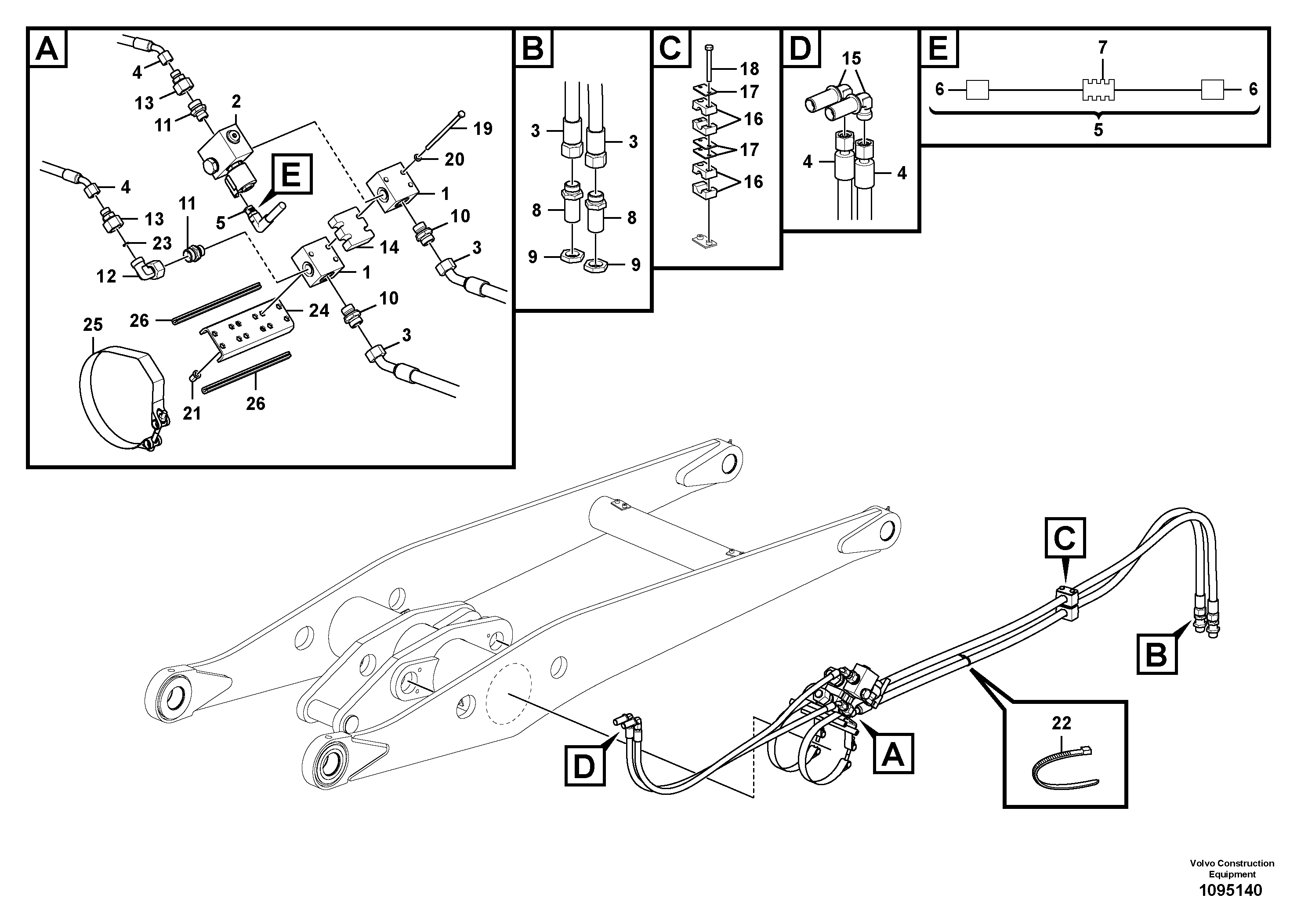 Control valve VOE15240310 VOLVO