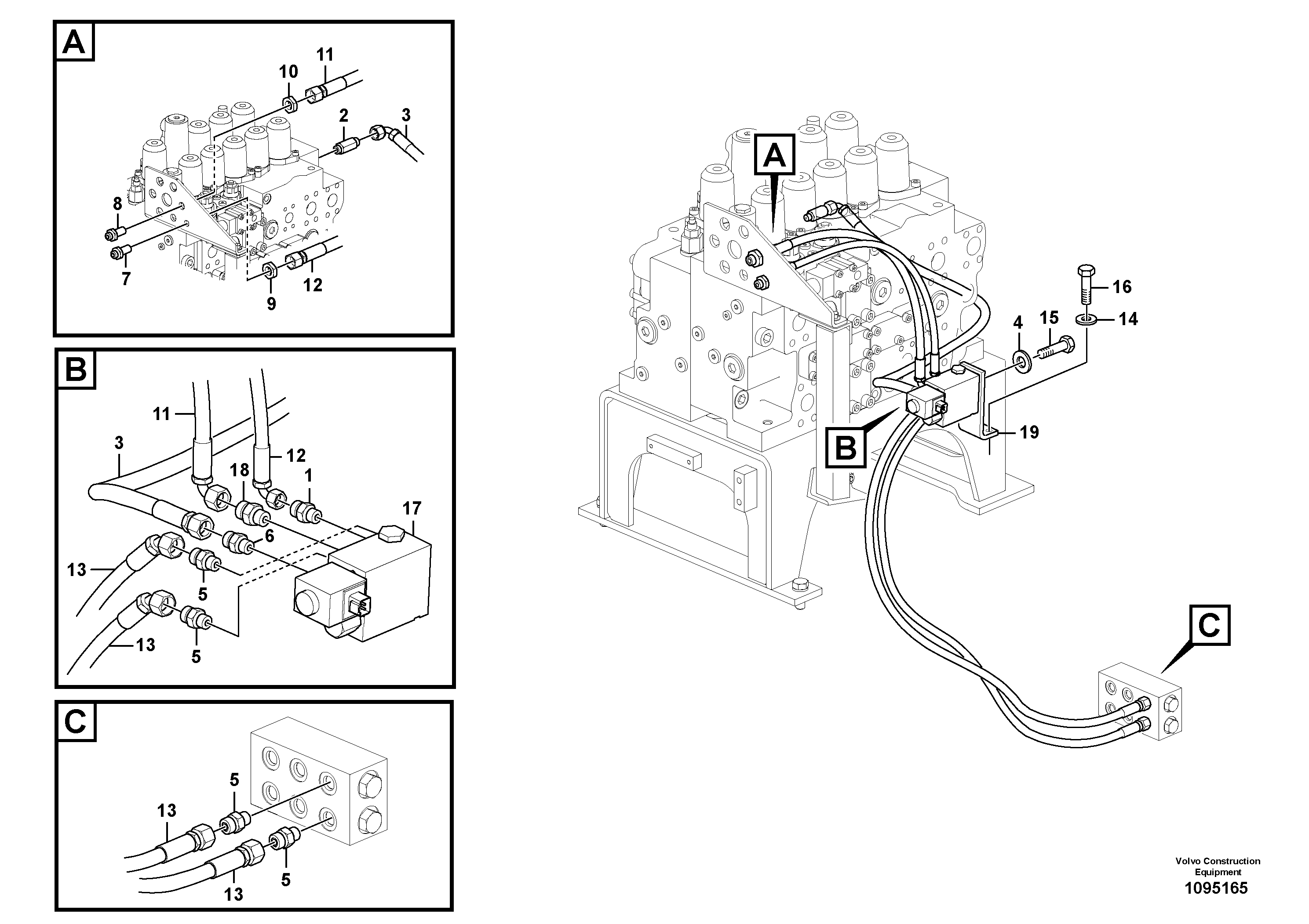 Seat frame VOE14646265 VOLVO