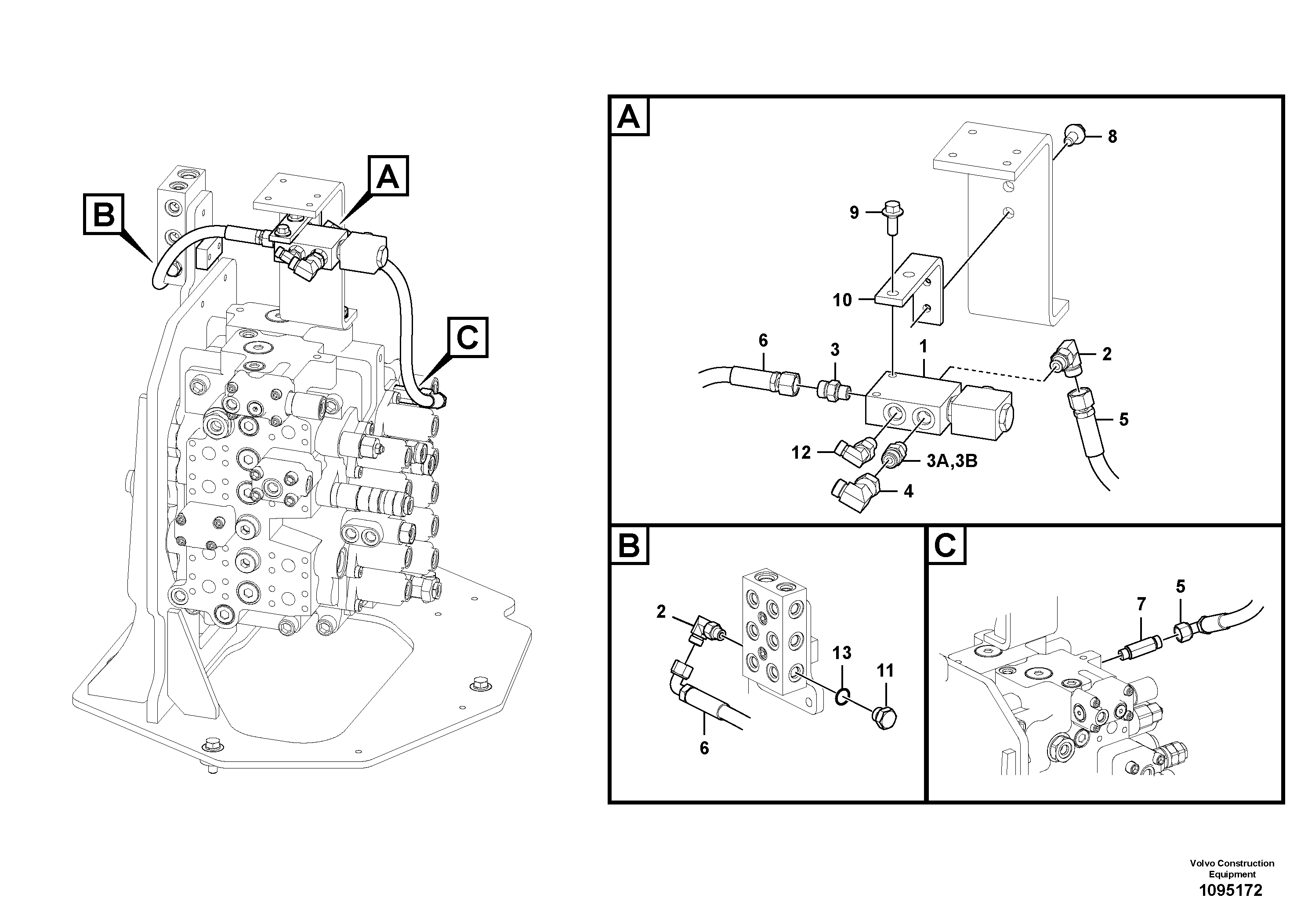 Seat frame VOE14700740 VOLVO