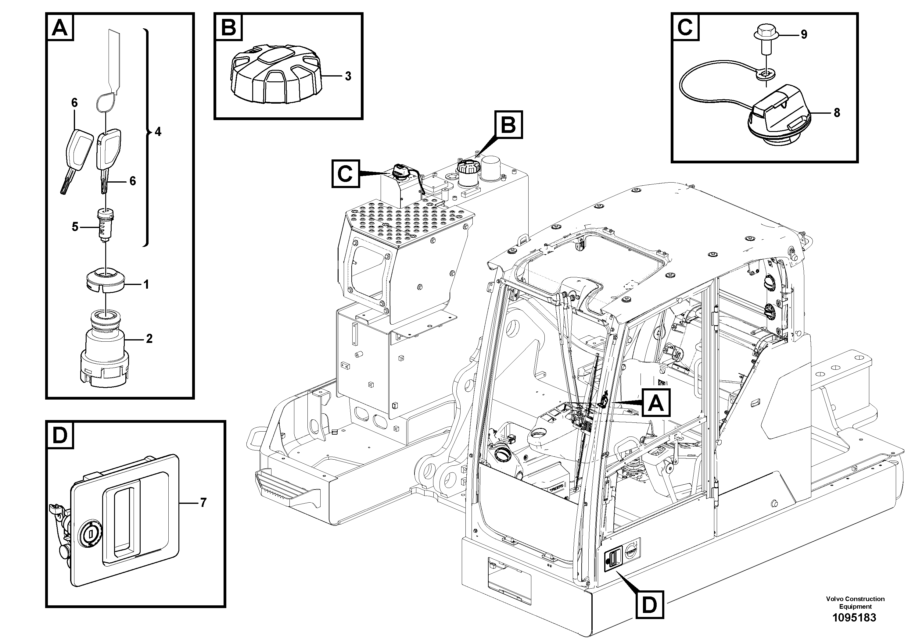 Microswitch VOE14726624 VOLVO