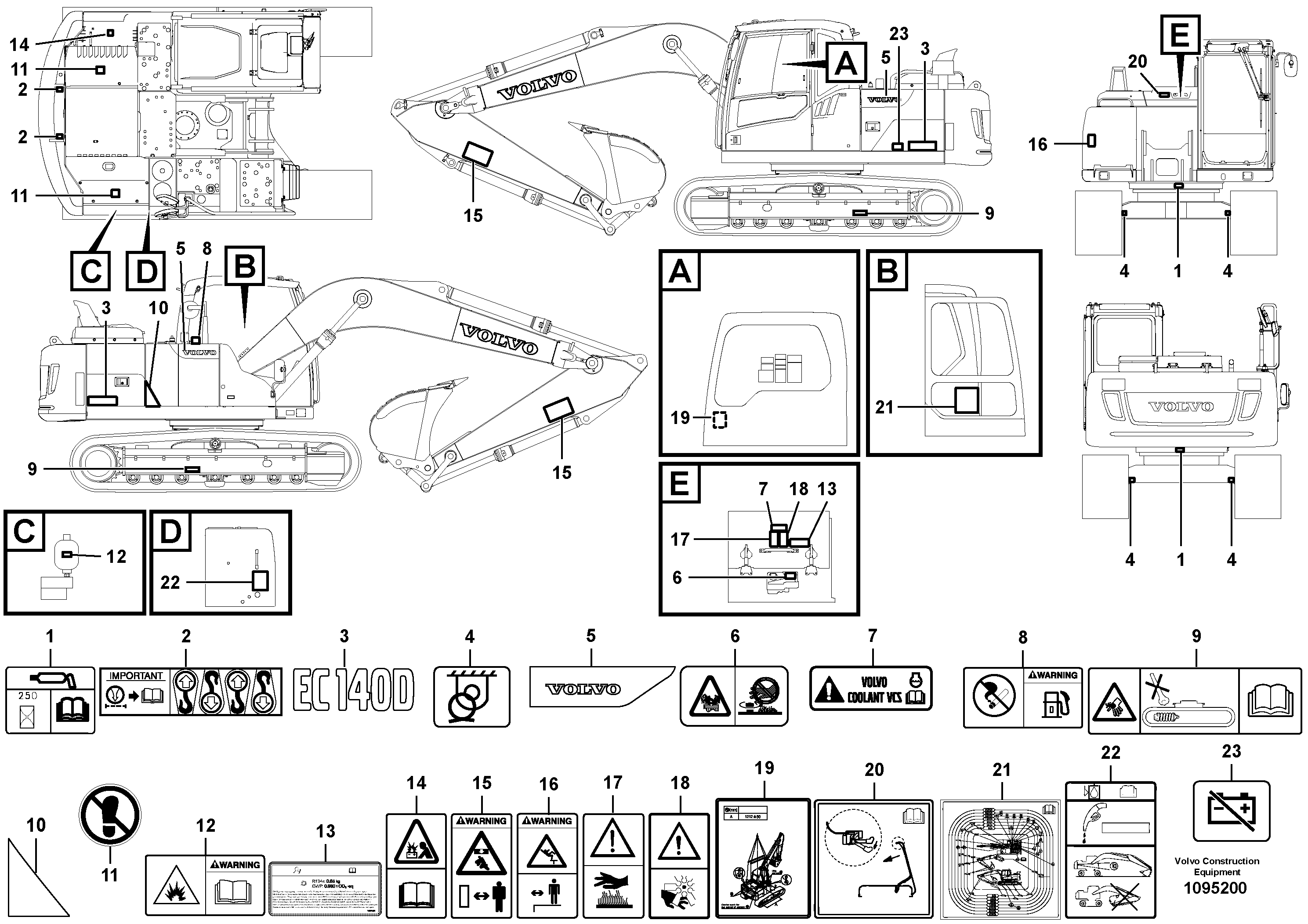 Cylinder Block VOE14701236 VOLVO