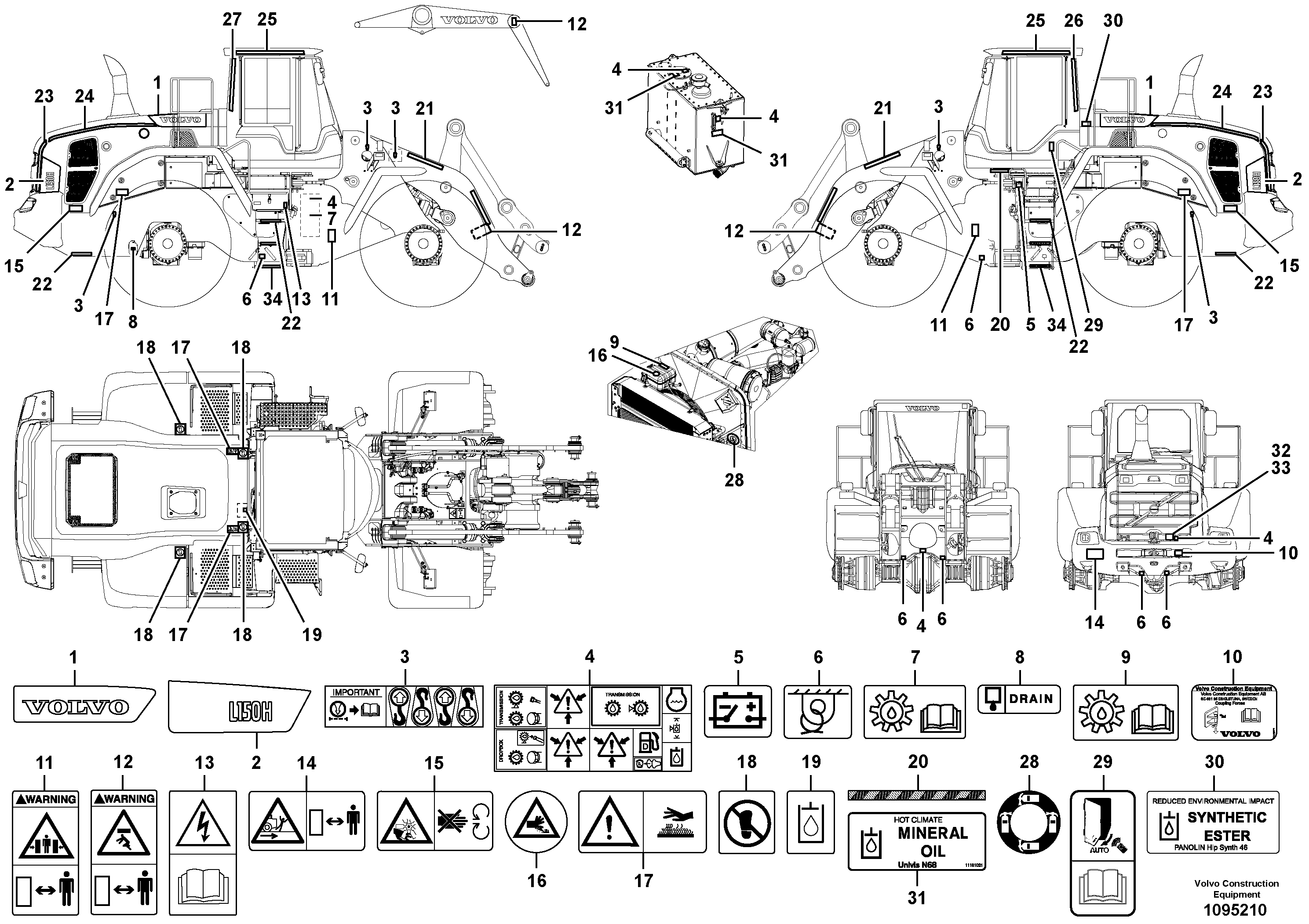Cylinder Block VOE16855421 VOLVO