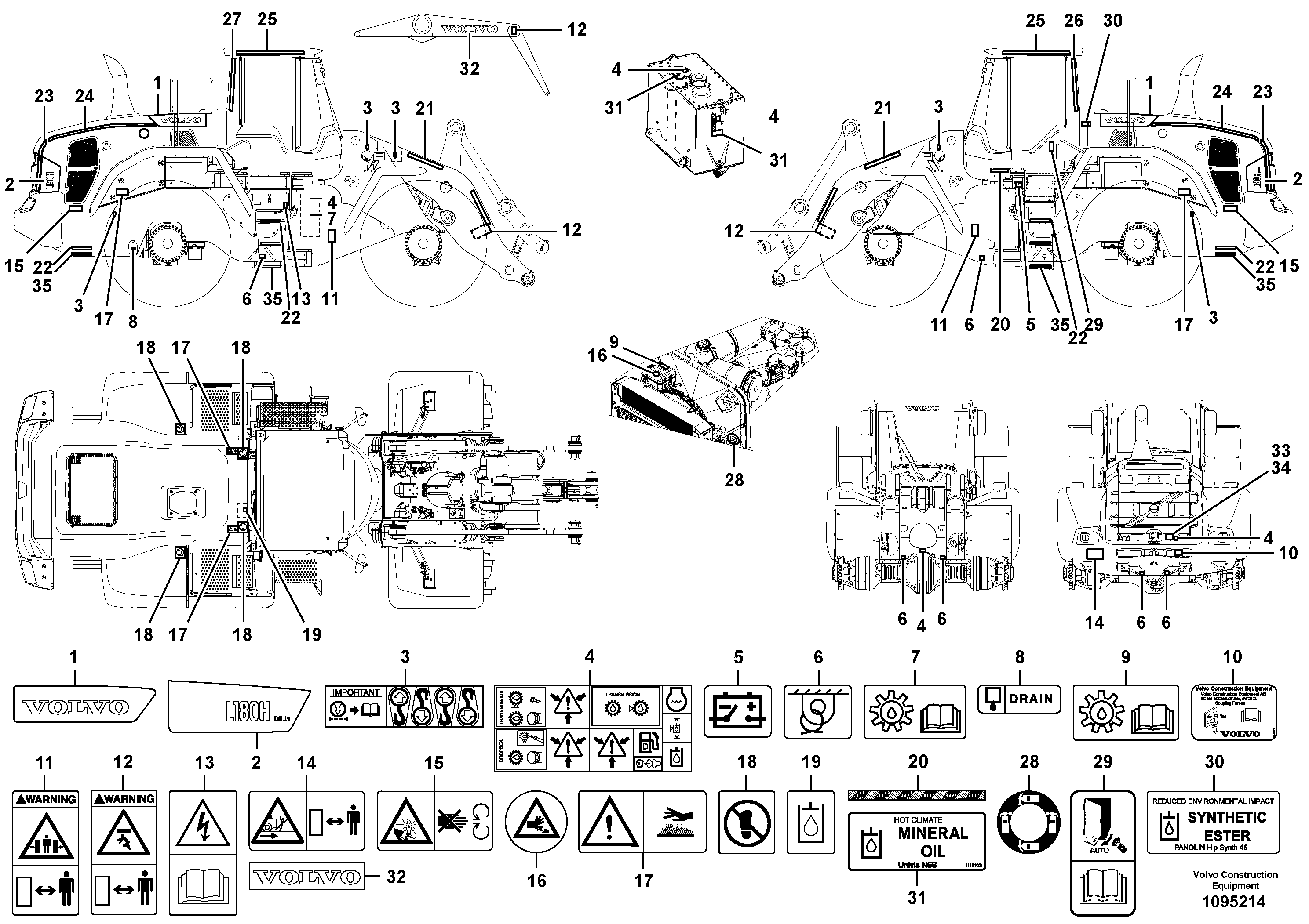Cylinder Block VOE16855461 VOLVO
