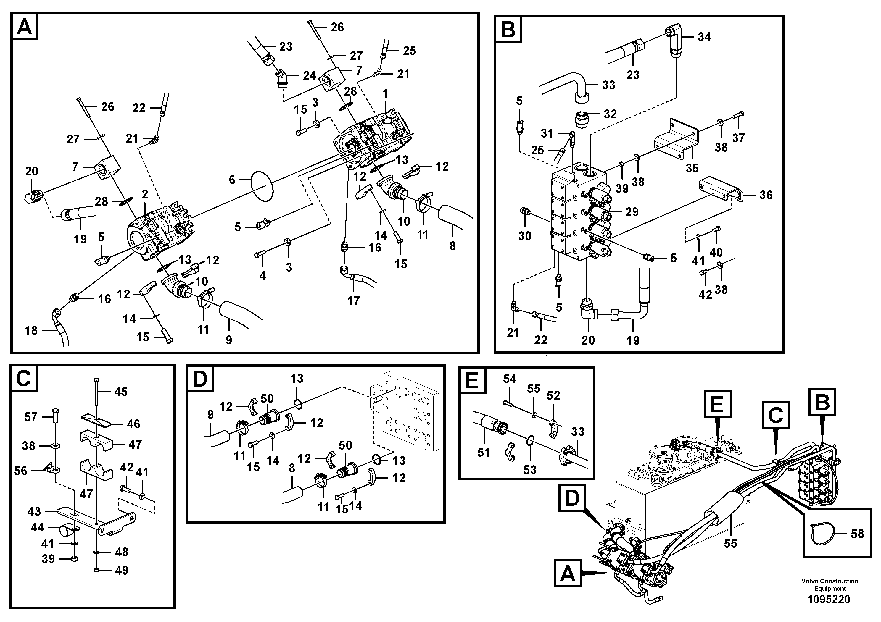 Timing gear casing VOE12825829 VOLVO