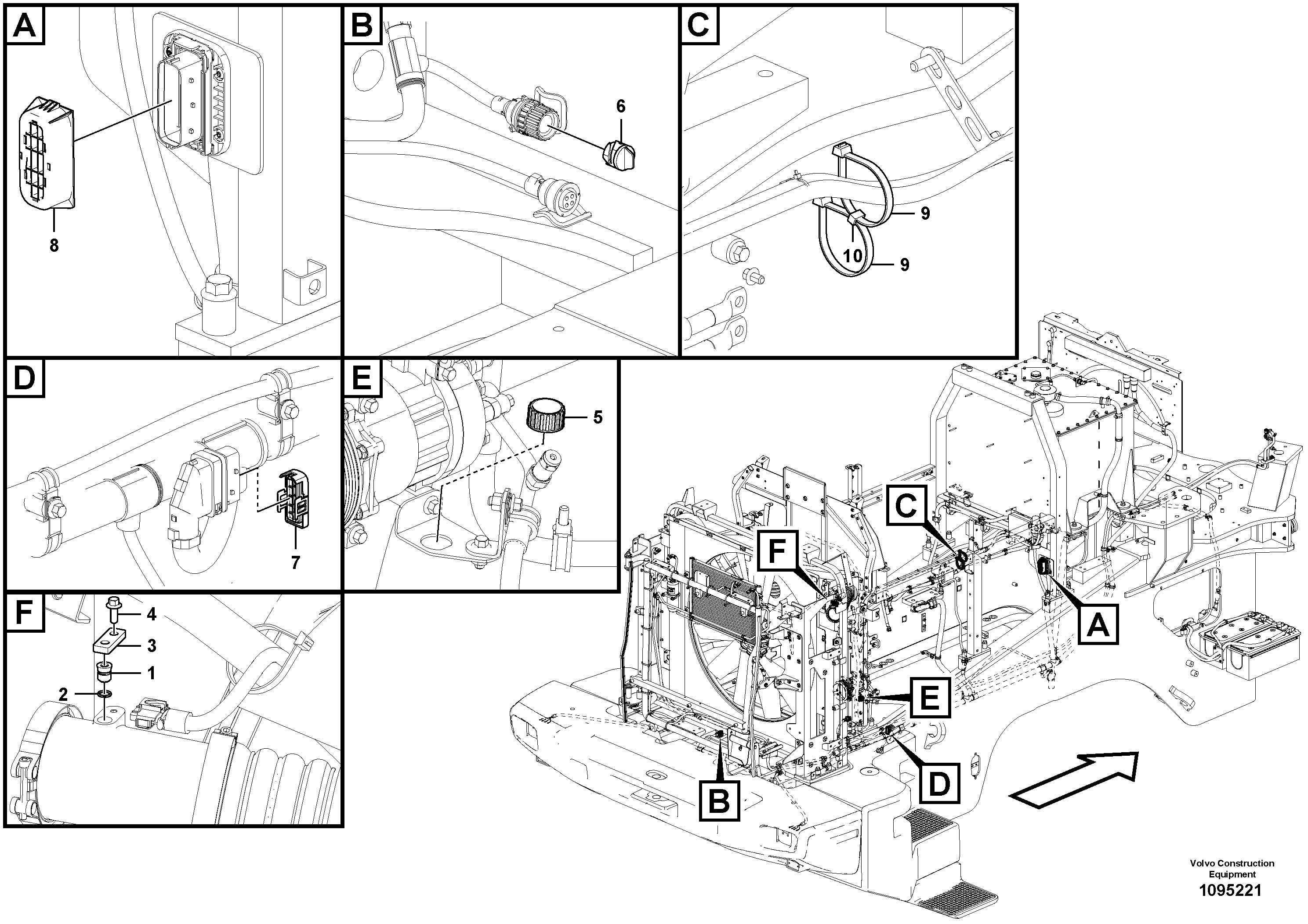 Telescopic Arm VOE995116 VOLVO