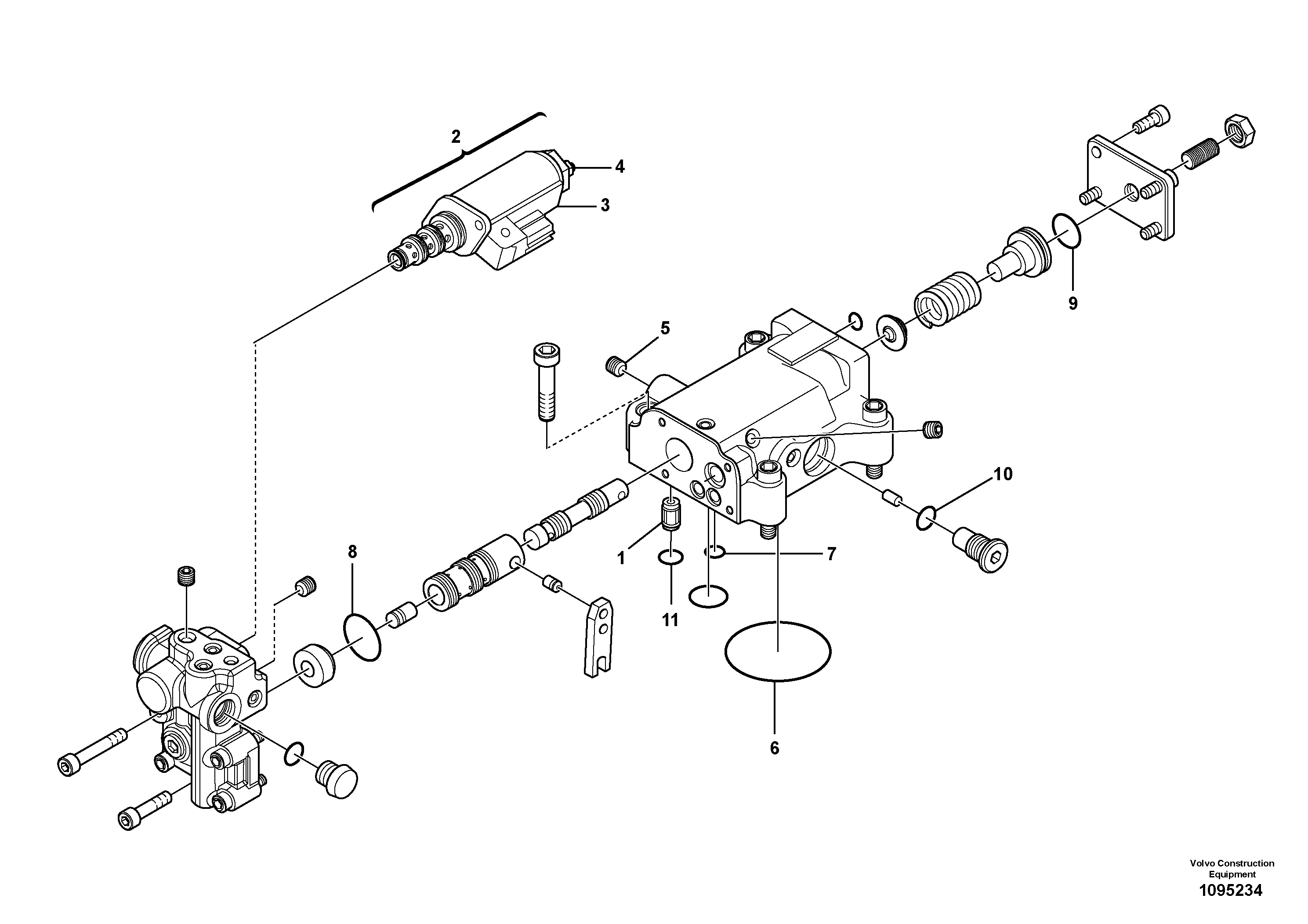 Solenoid valve VOE14552776 VOLVO