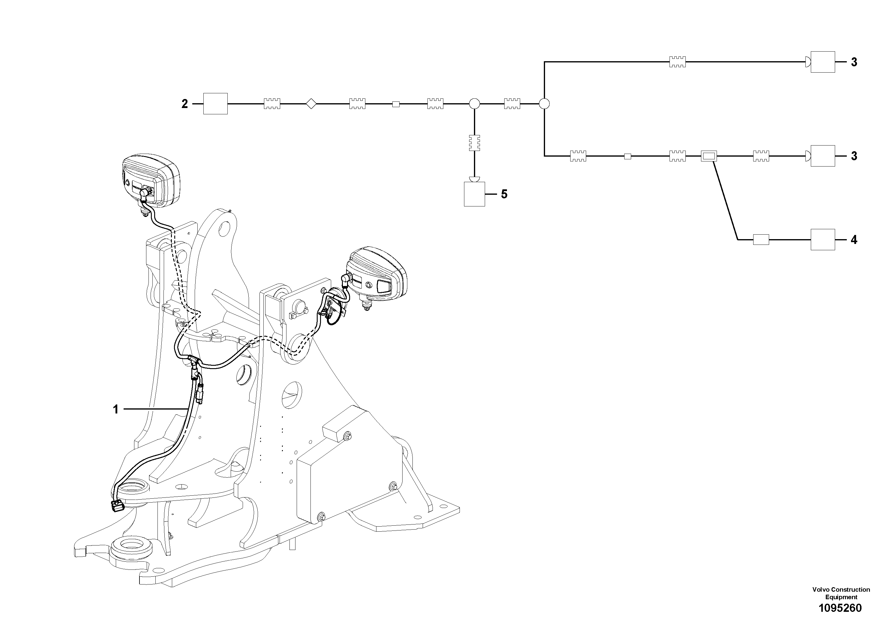 Support Leg VOE15236055 VOLVO