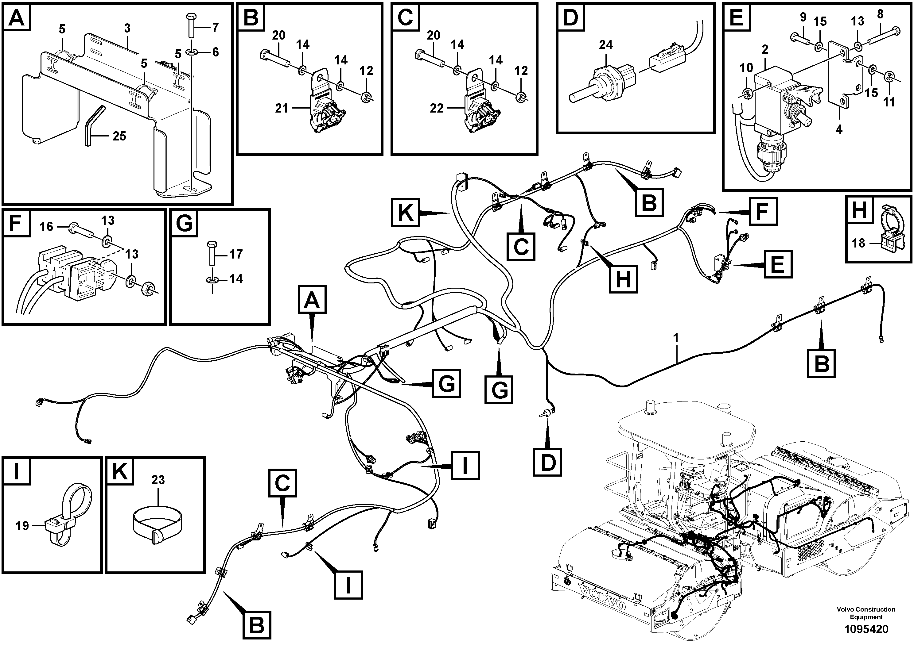 Seat frame VOE12839209 VOLVO
