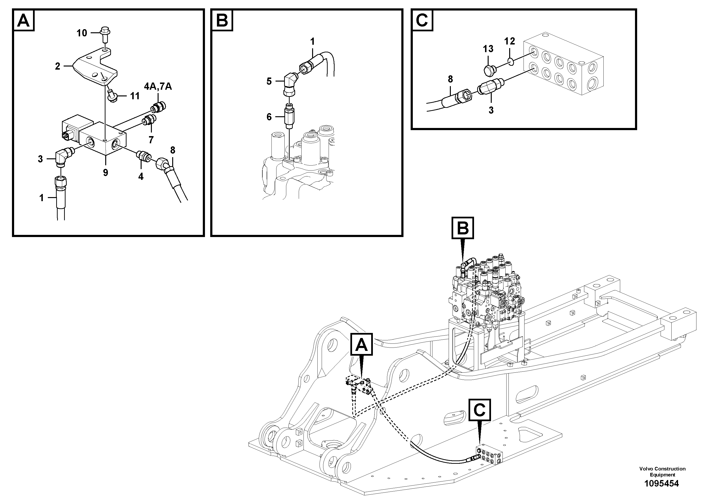 Timing gear casing VOE937561 VOLVO