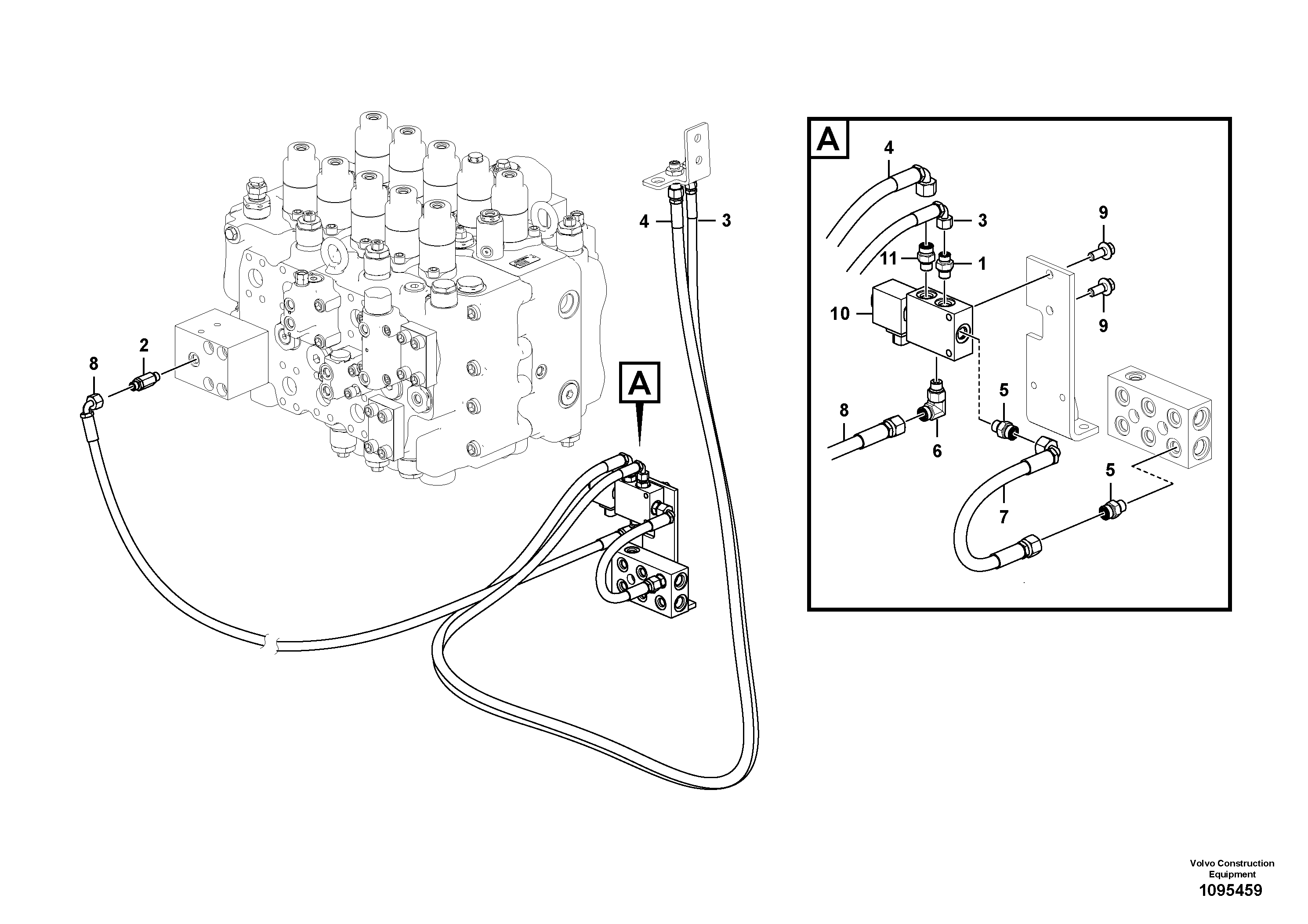 Timing gear casing VOE15801267 VOLVO