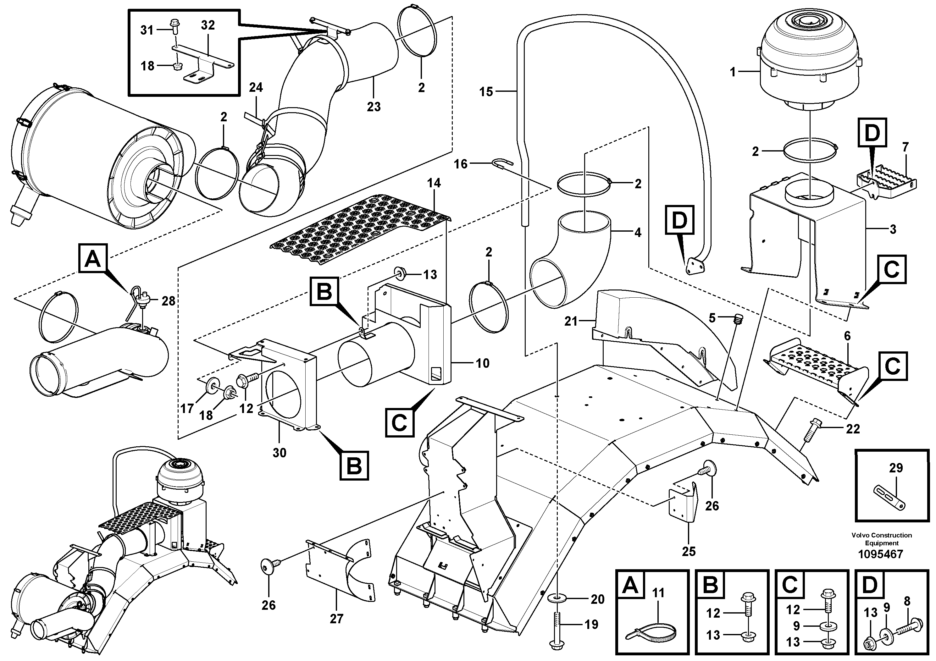 Air Inlet Housi VOE16851876 VOLVO