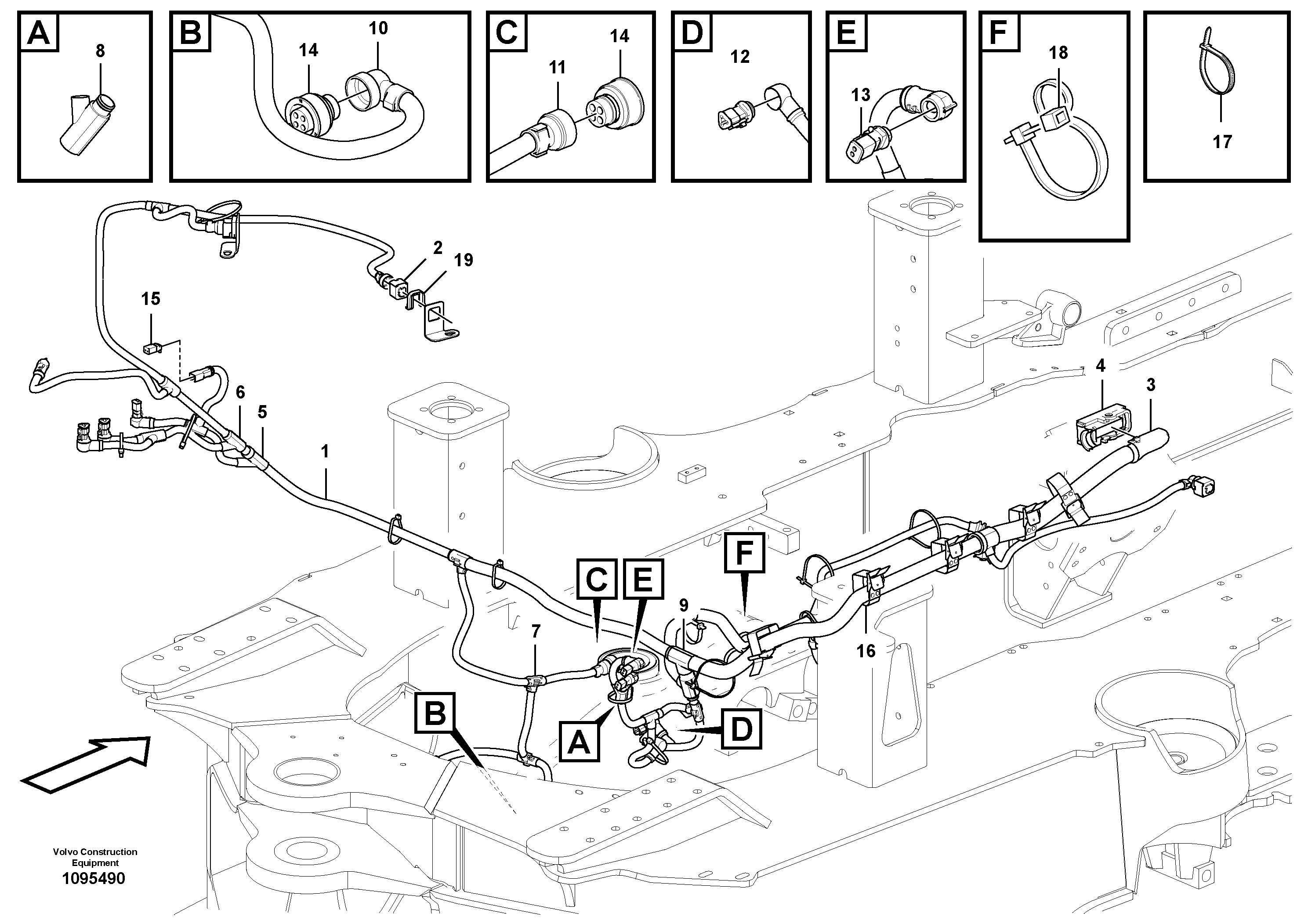 Support Leg VOE17406890 VOLVO