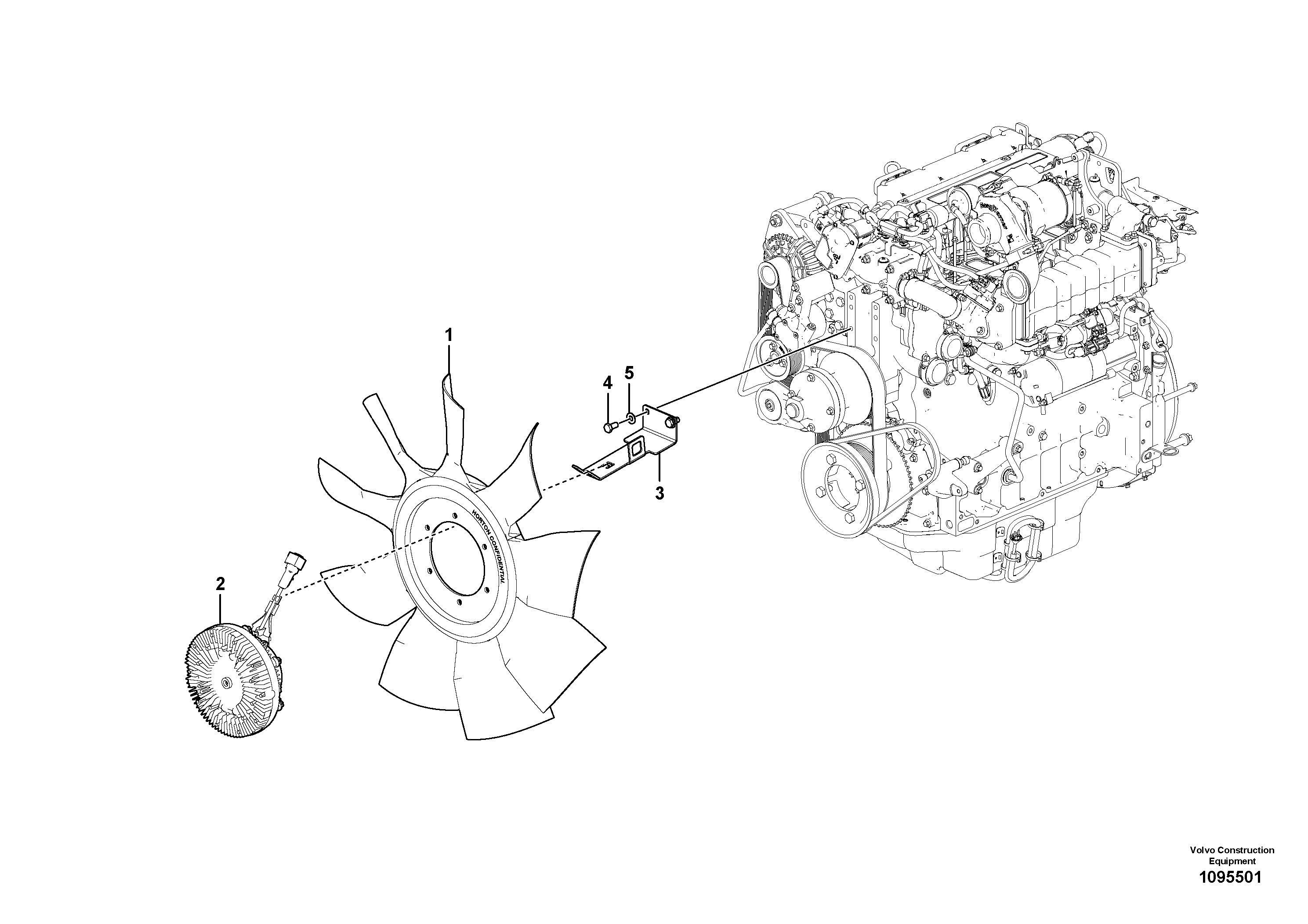 Seat frame VOE14726607 VOLVO