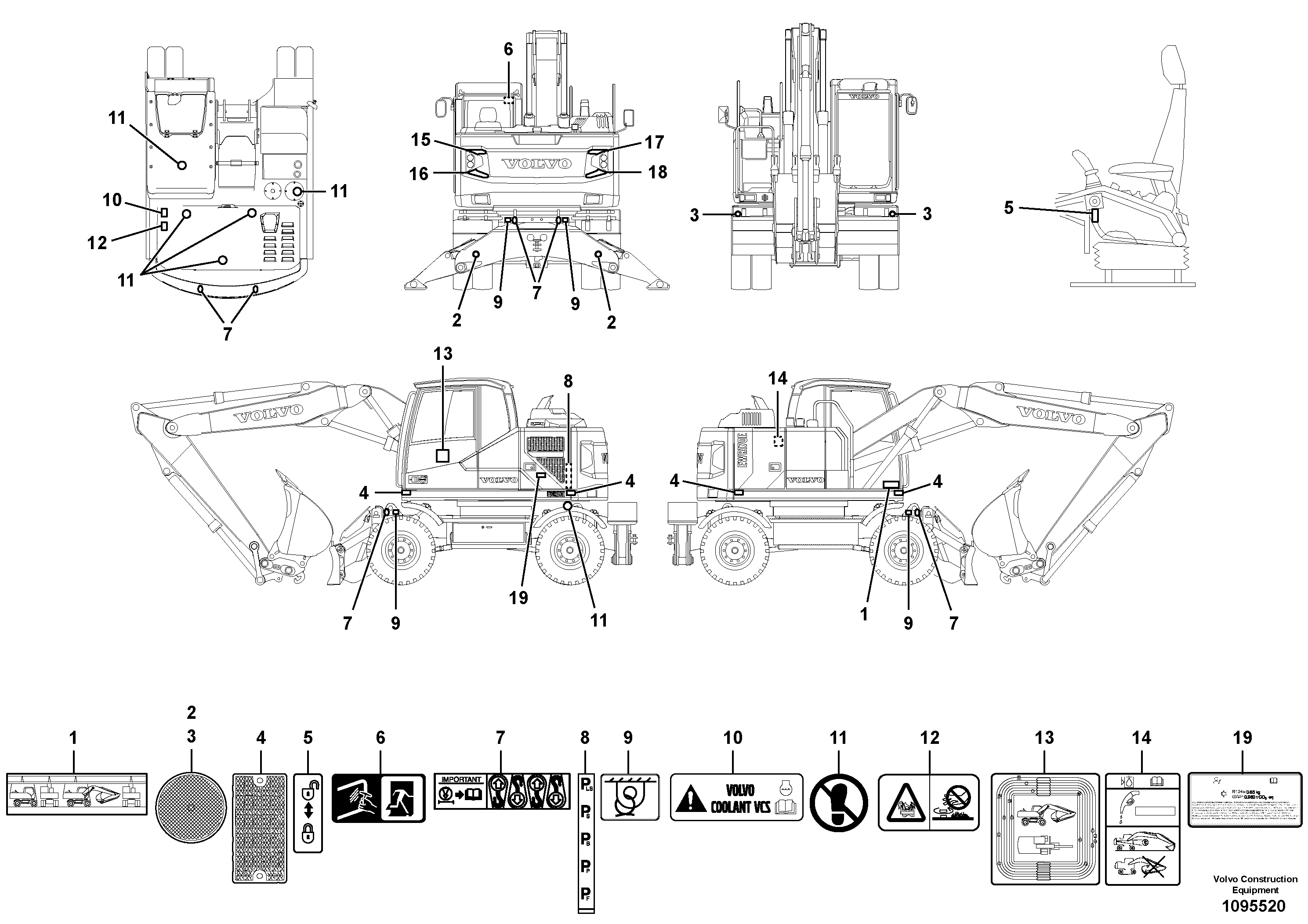 Cylinder Block VOE14722744 VOLVO
