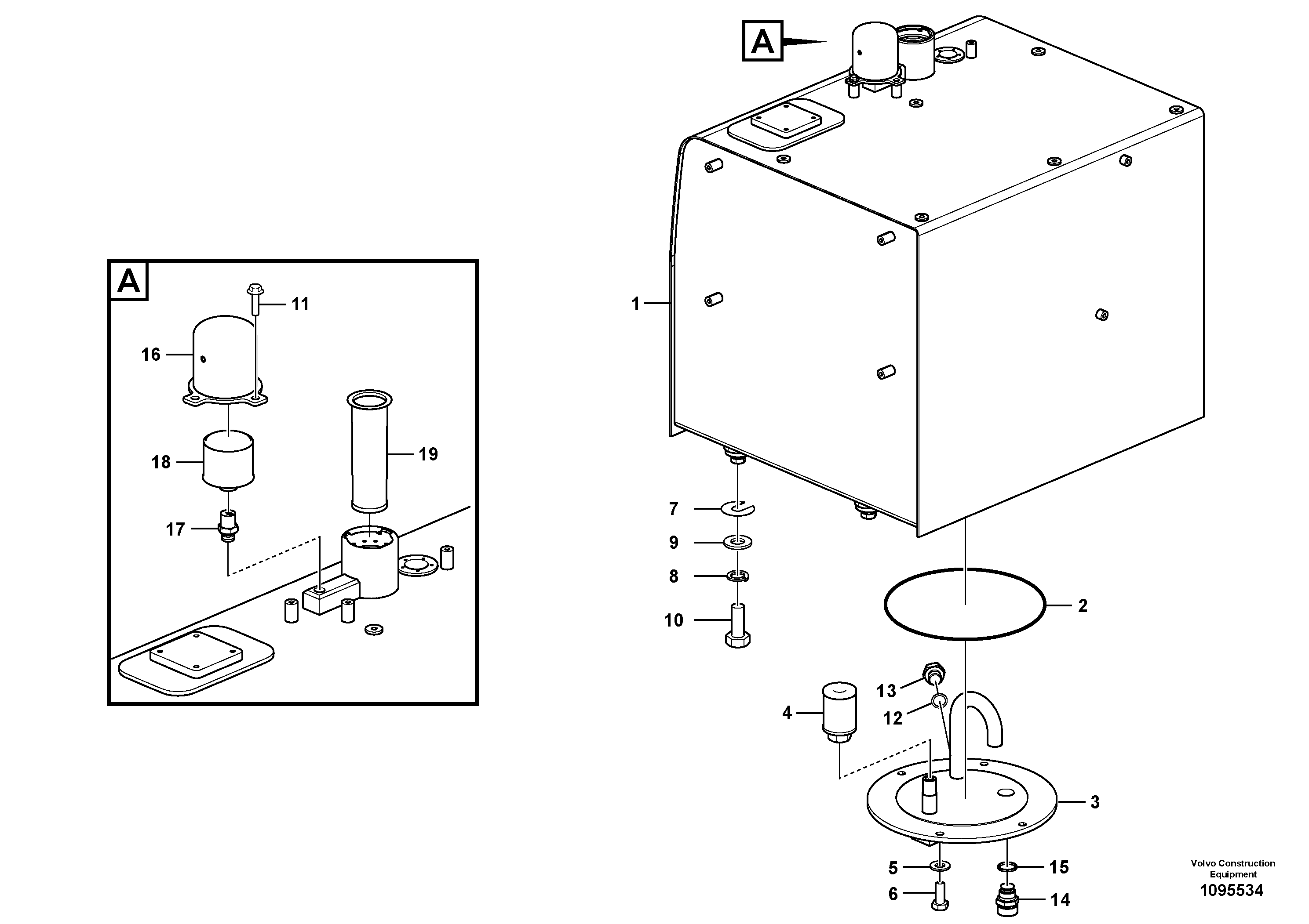Coal Bucket RM/VOE14726236 VOLVO