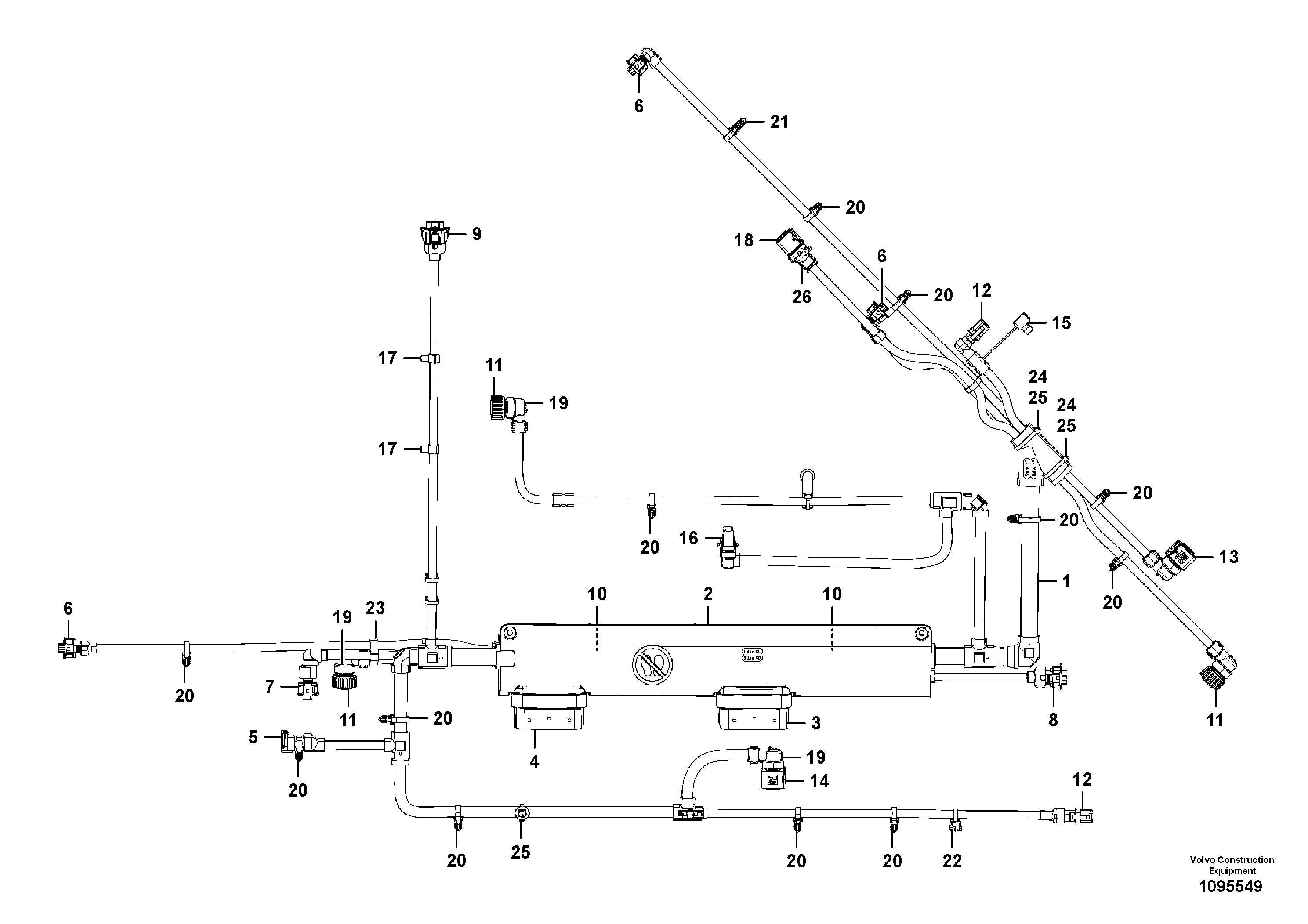 Air Duct VOE21665255 VOLVO