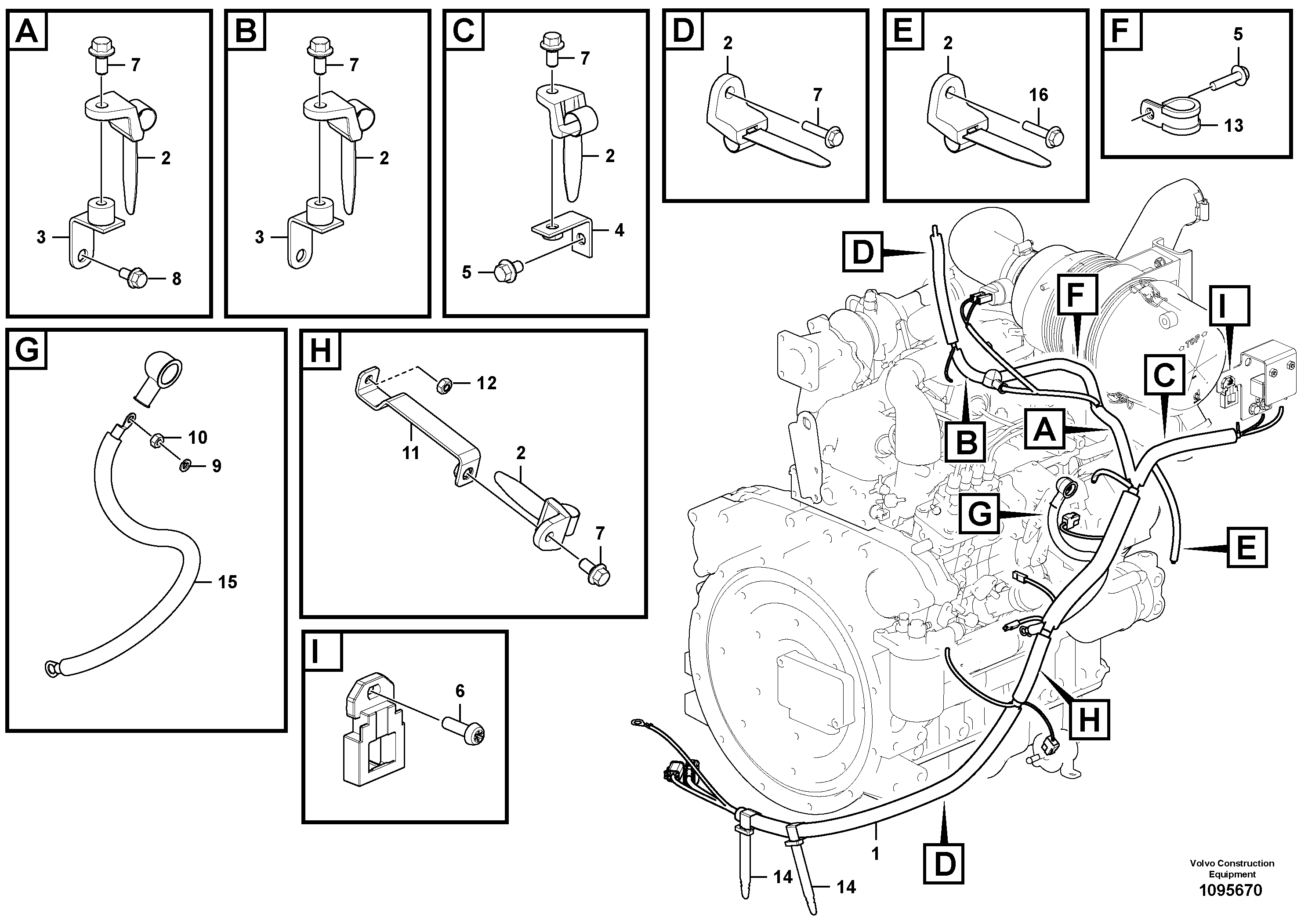 Seat frame RM/VOE14698443 VOLVO