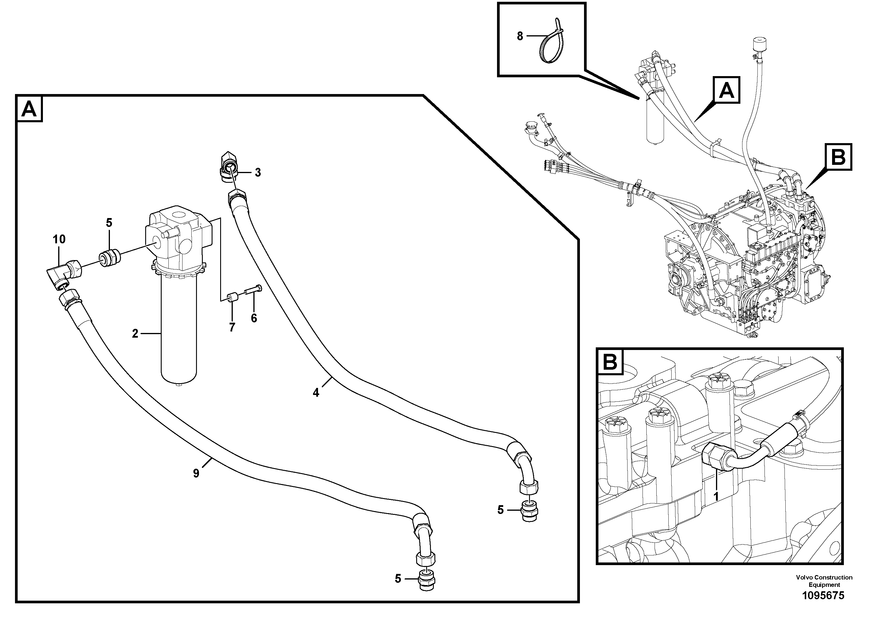 Timing gear casing VOE16936274 VOLVO
