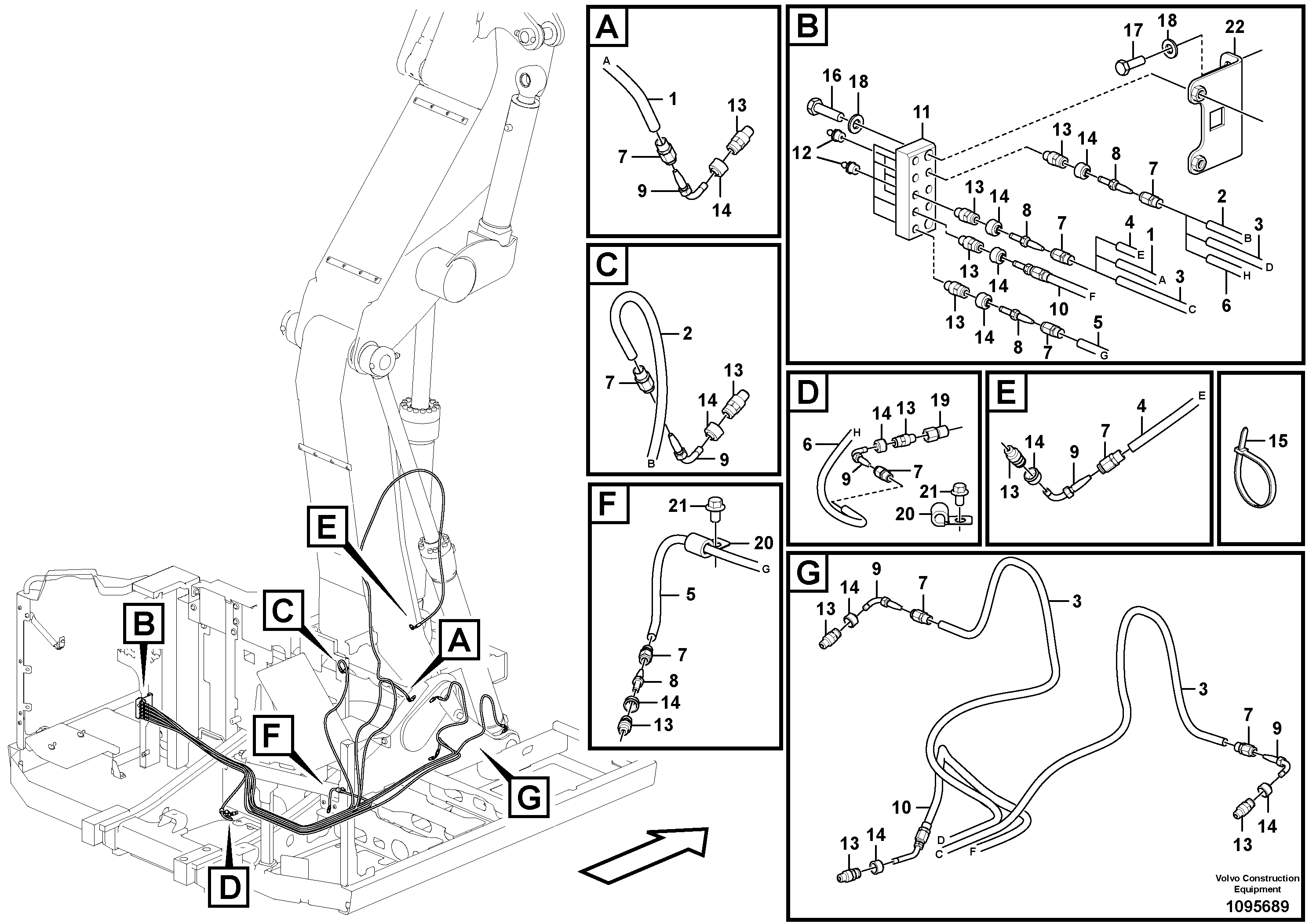 Seat frame VOE14673573 VOLVO