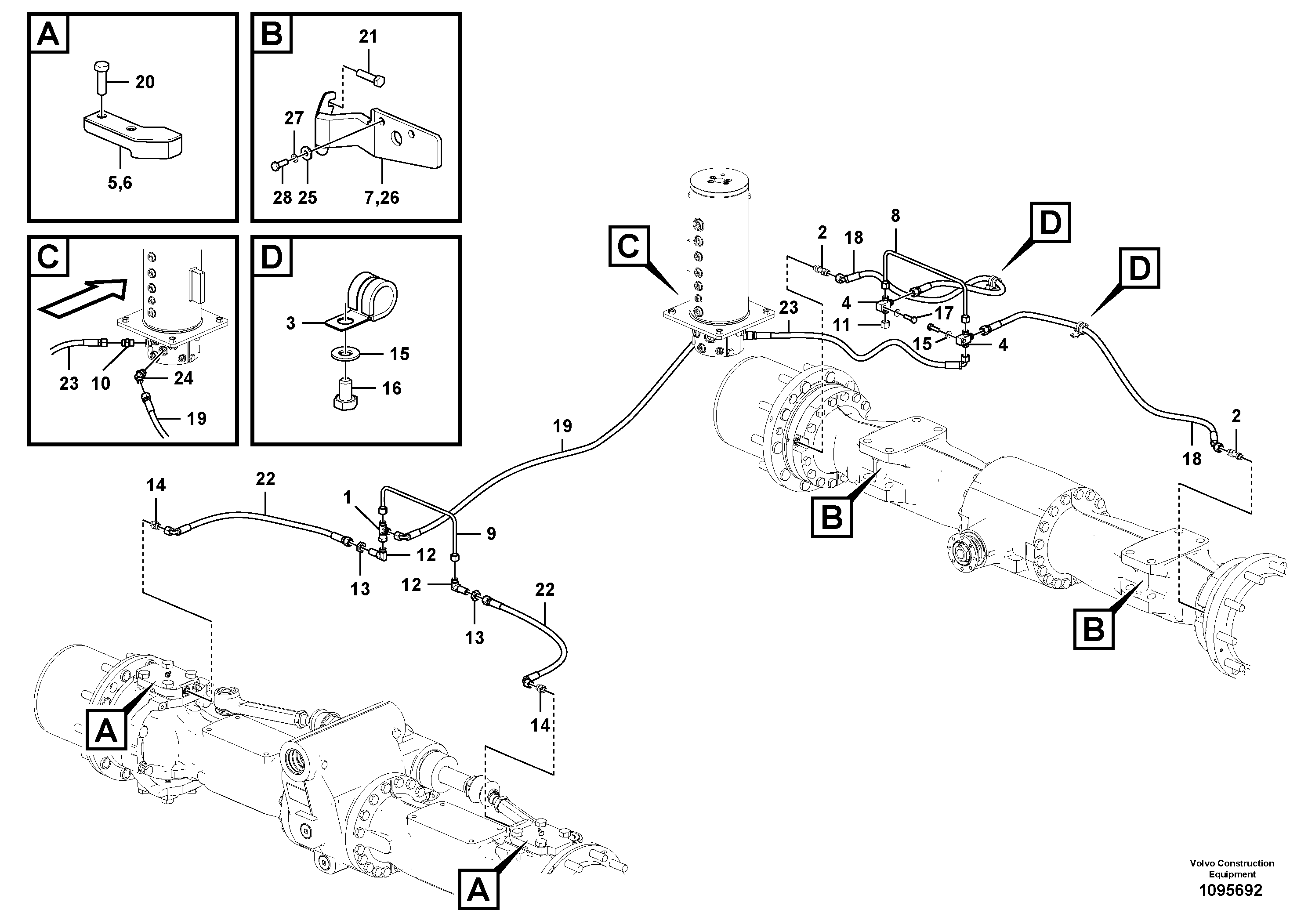 Seat frame VOE14719344 VOLVO