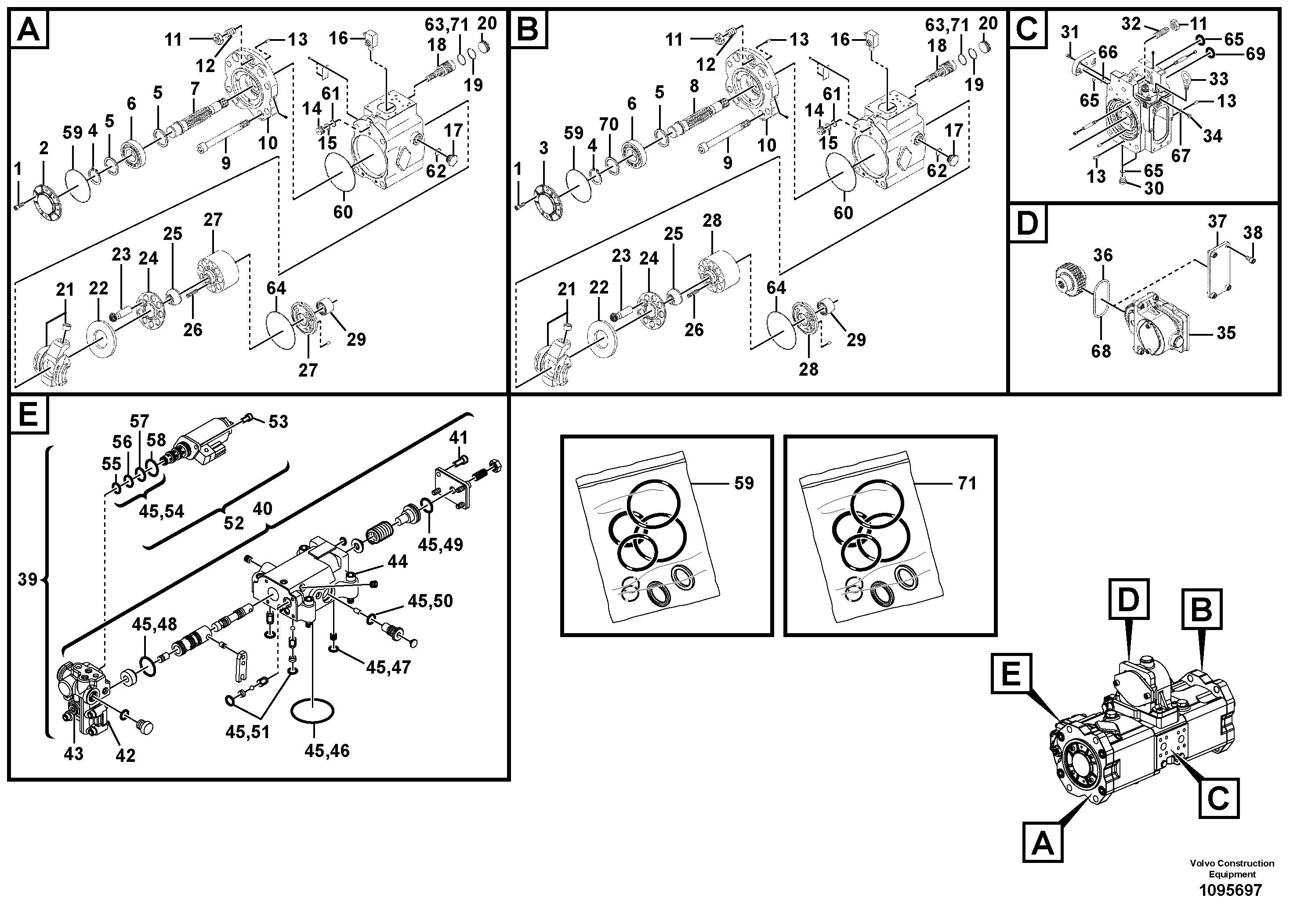Mounting rail RM/VOE14730972 VOLVO