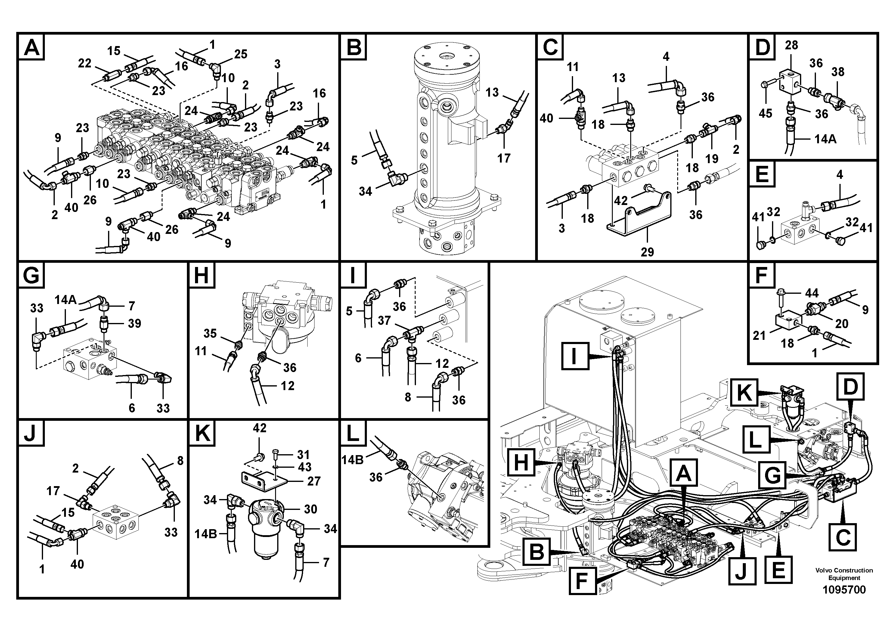 Timing gear casing VOE14725119 VOLVO