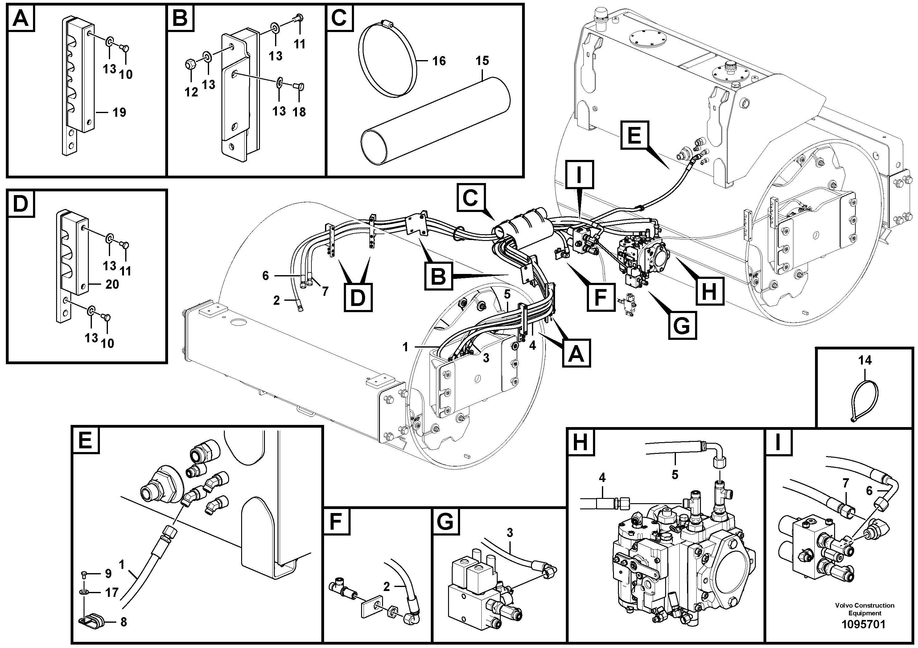 Timing gear casing VOE12824607 VOLVO