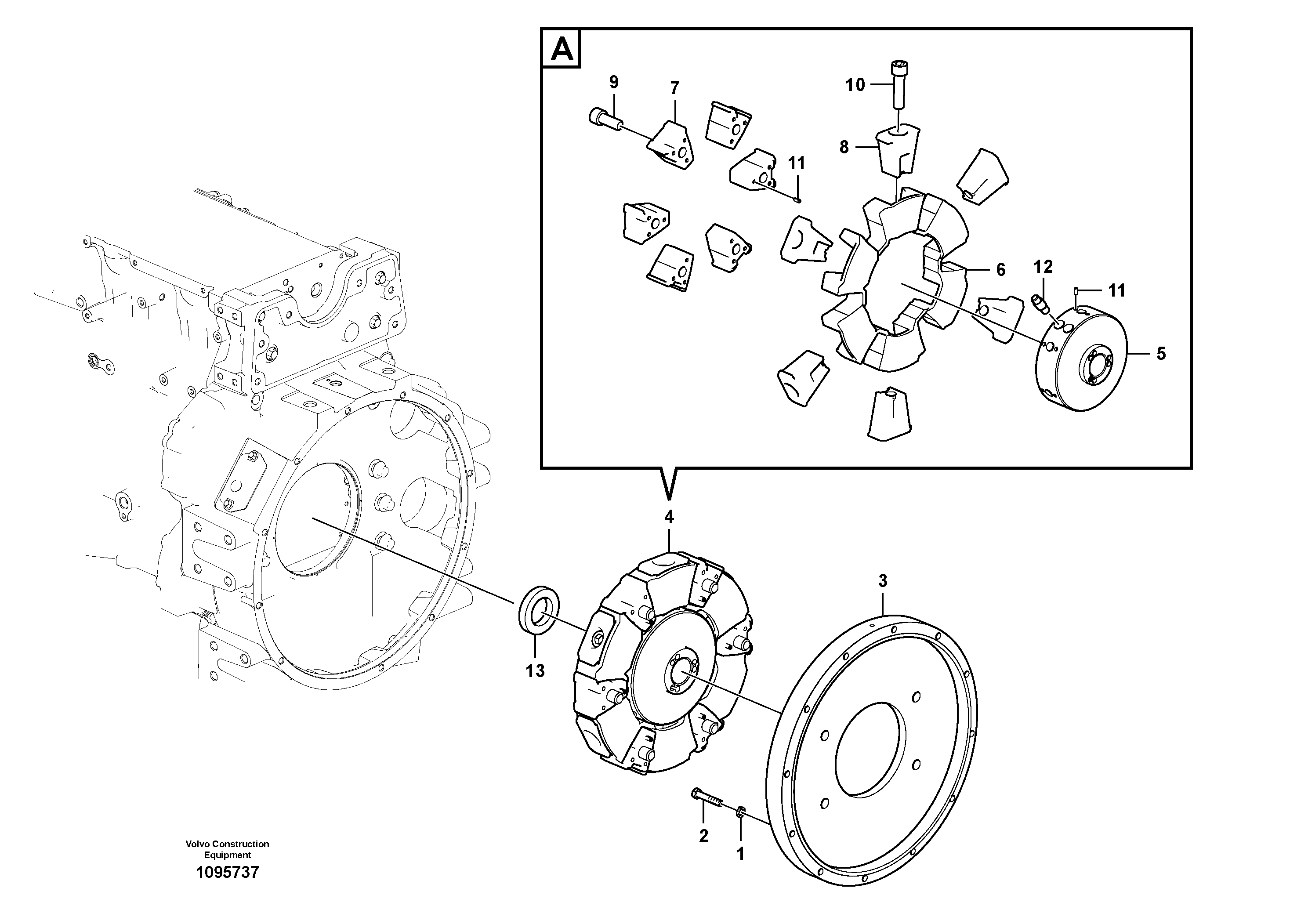 Lagerflansch VOE14643347 VOLVO