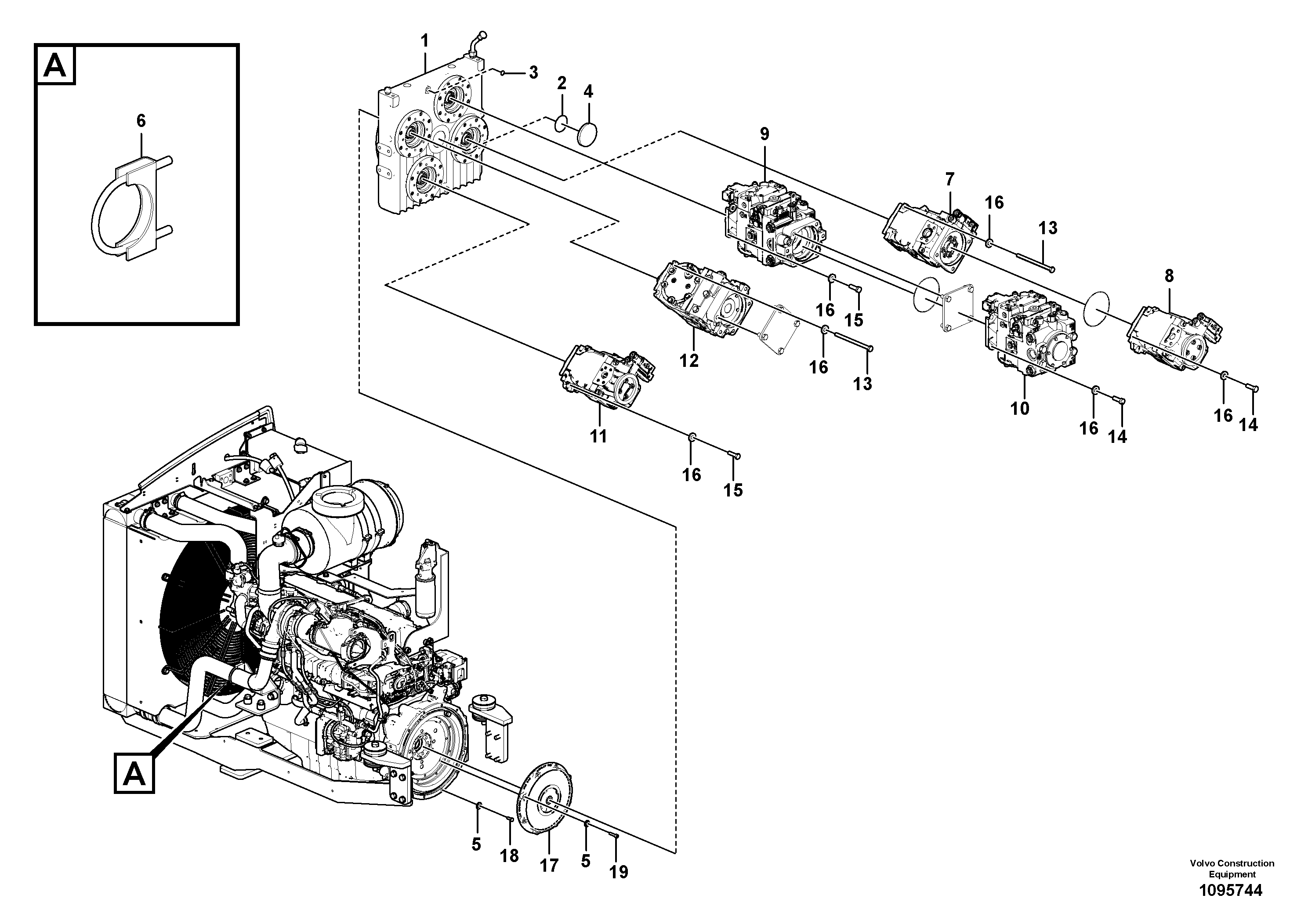 Locking Lug VOE17456261 VOLVO