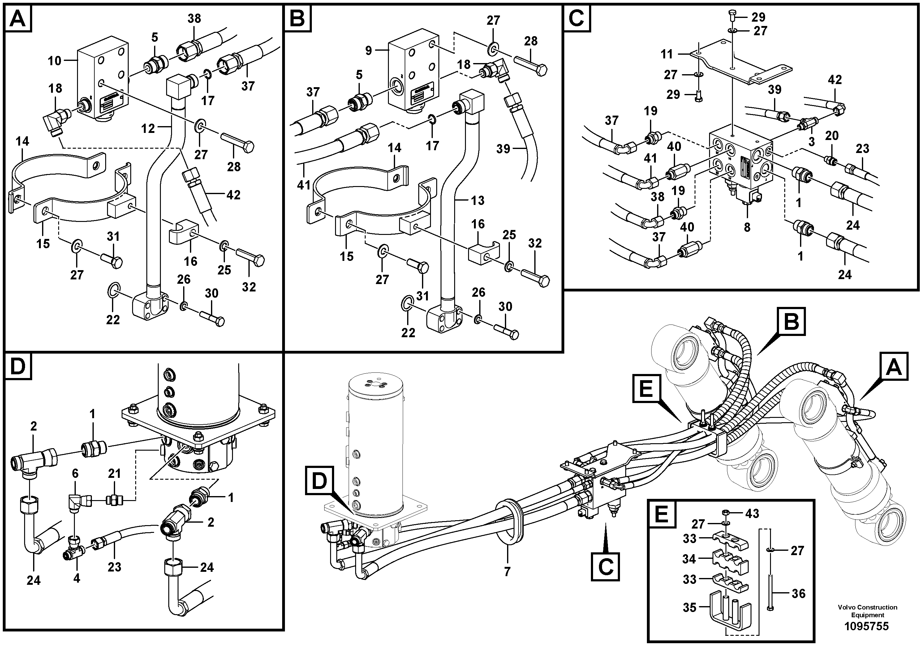 Mounting rail VOE997938 VOLVO