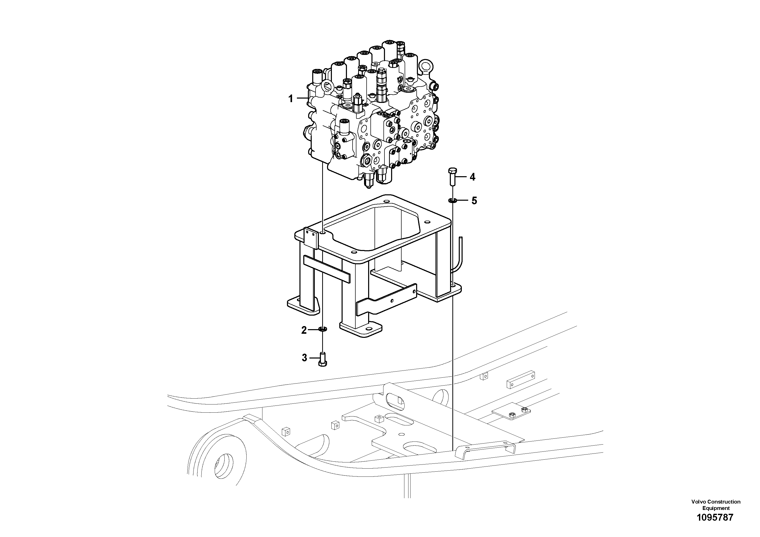 Shaft Guide VOE14728322 VOLVO