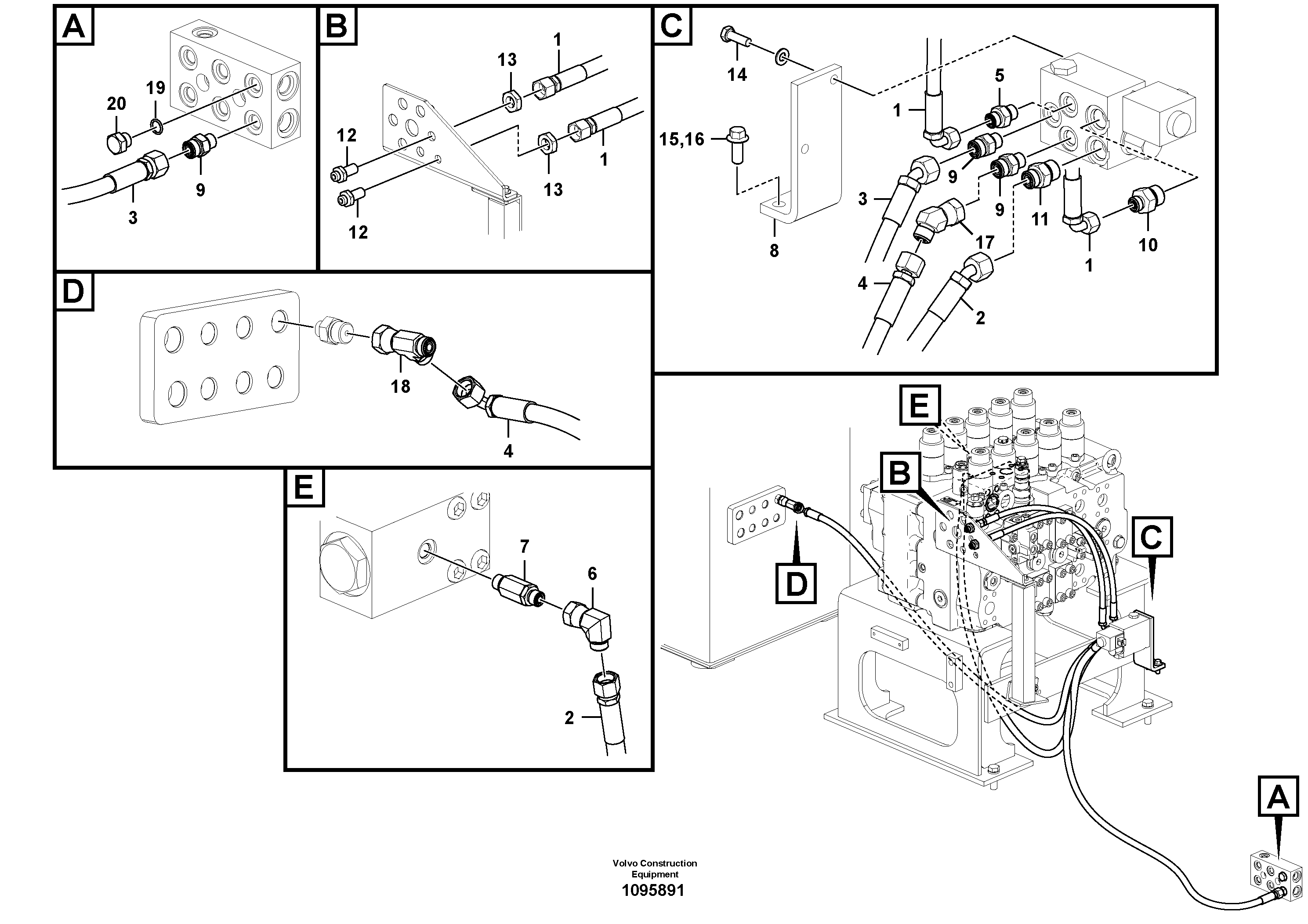 Timing gear casing VOE937803 VOLVO