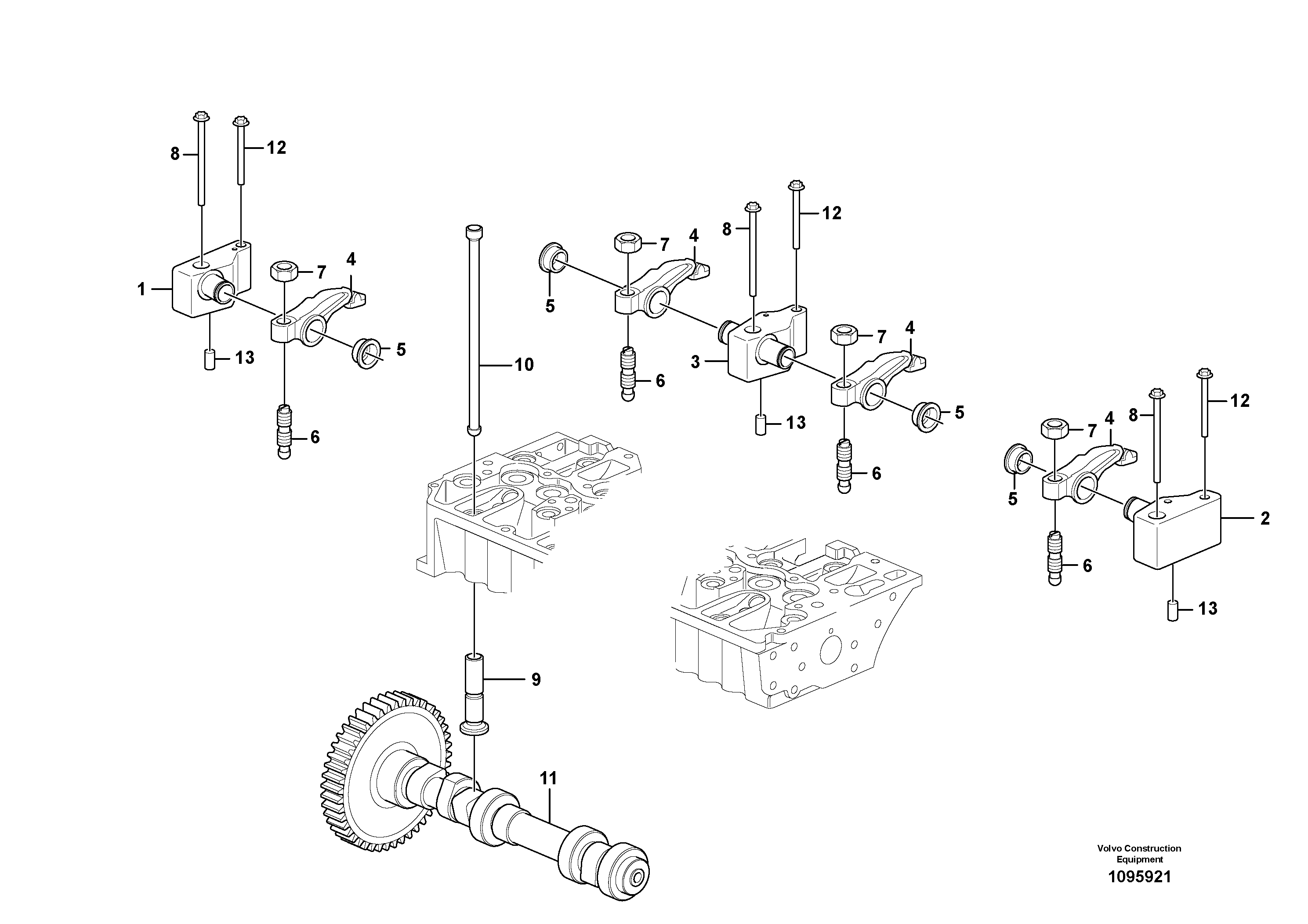 Bracket VOE23101845 VOLVO