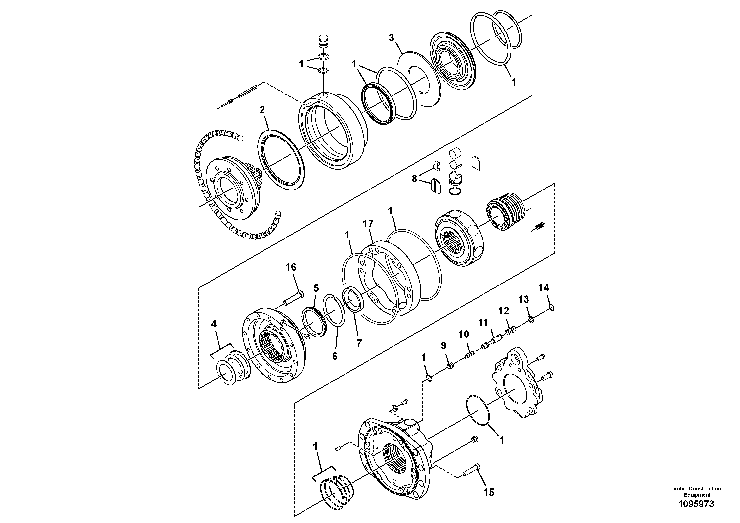 Hose support RM13494018 VOLVO